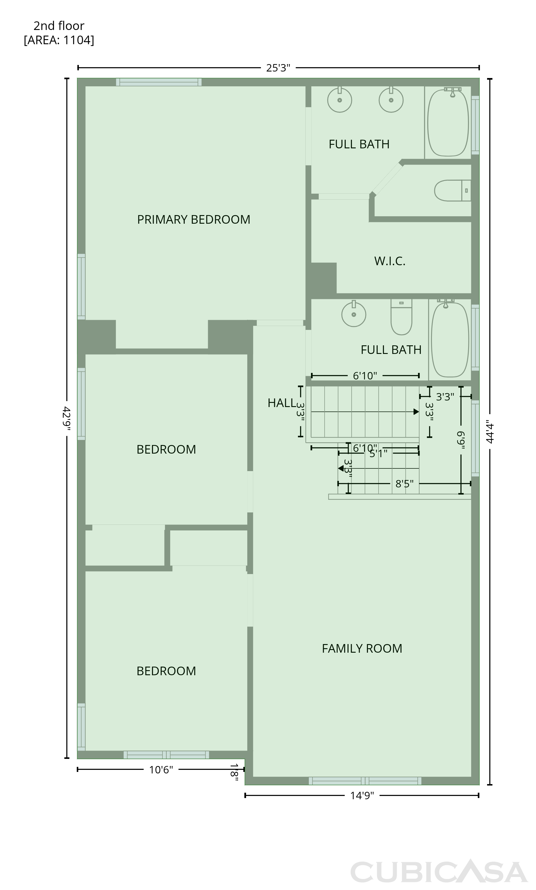 Second Floor of 10506 Yuha Desert Ct, Las Vegas, NV