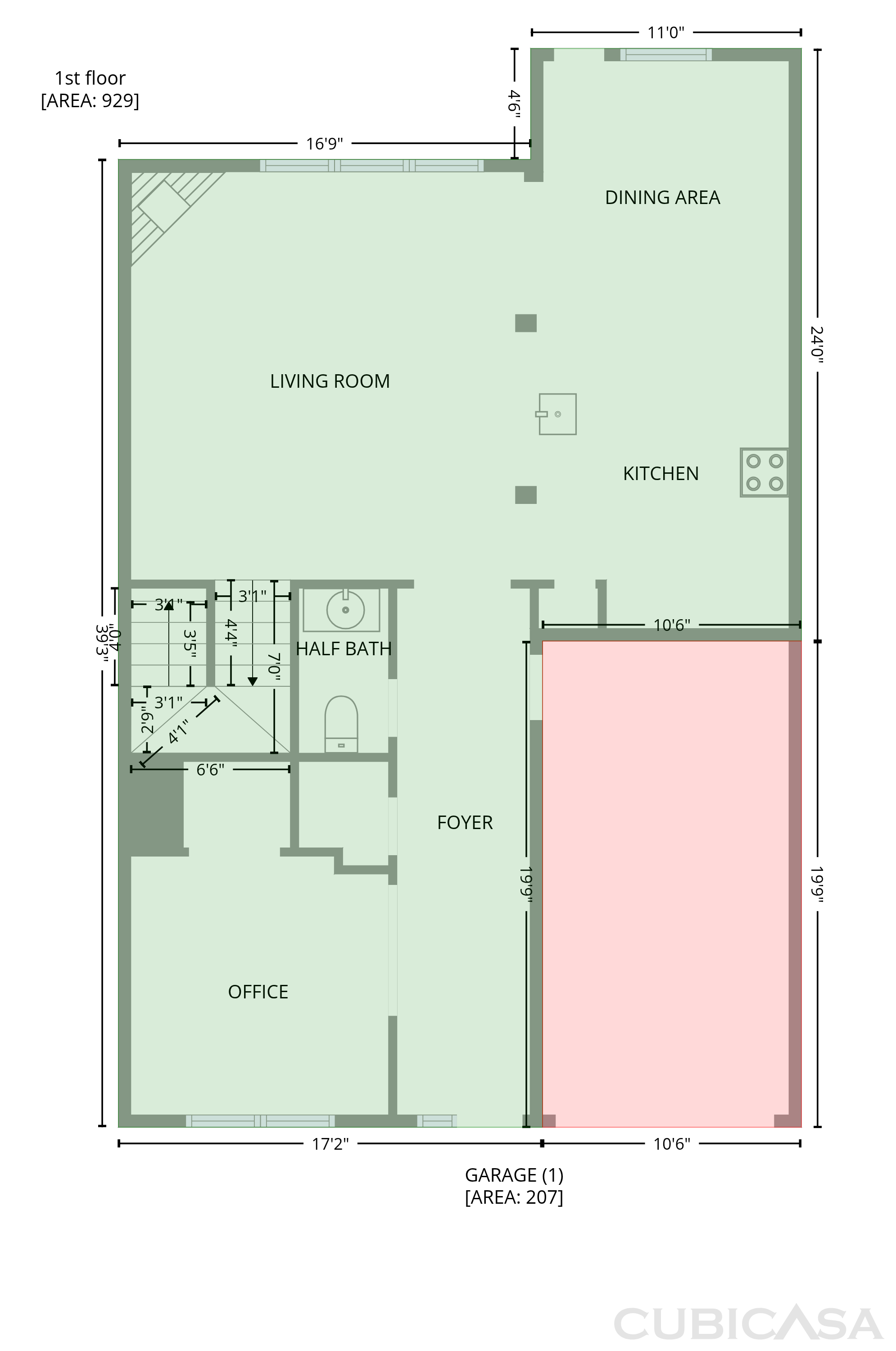 Main Floor of 3064 Imperial Oaks Dr, Raleigh, NC