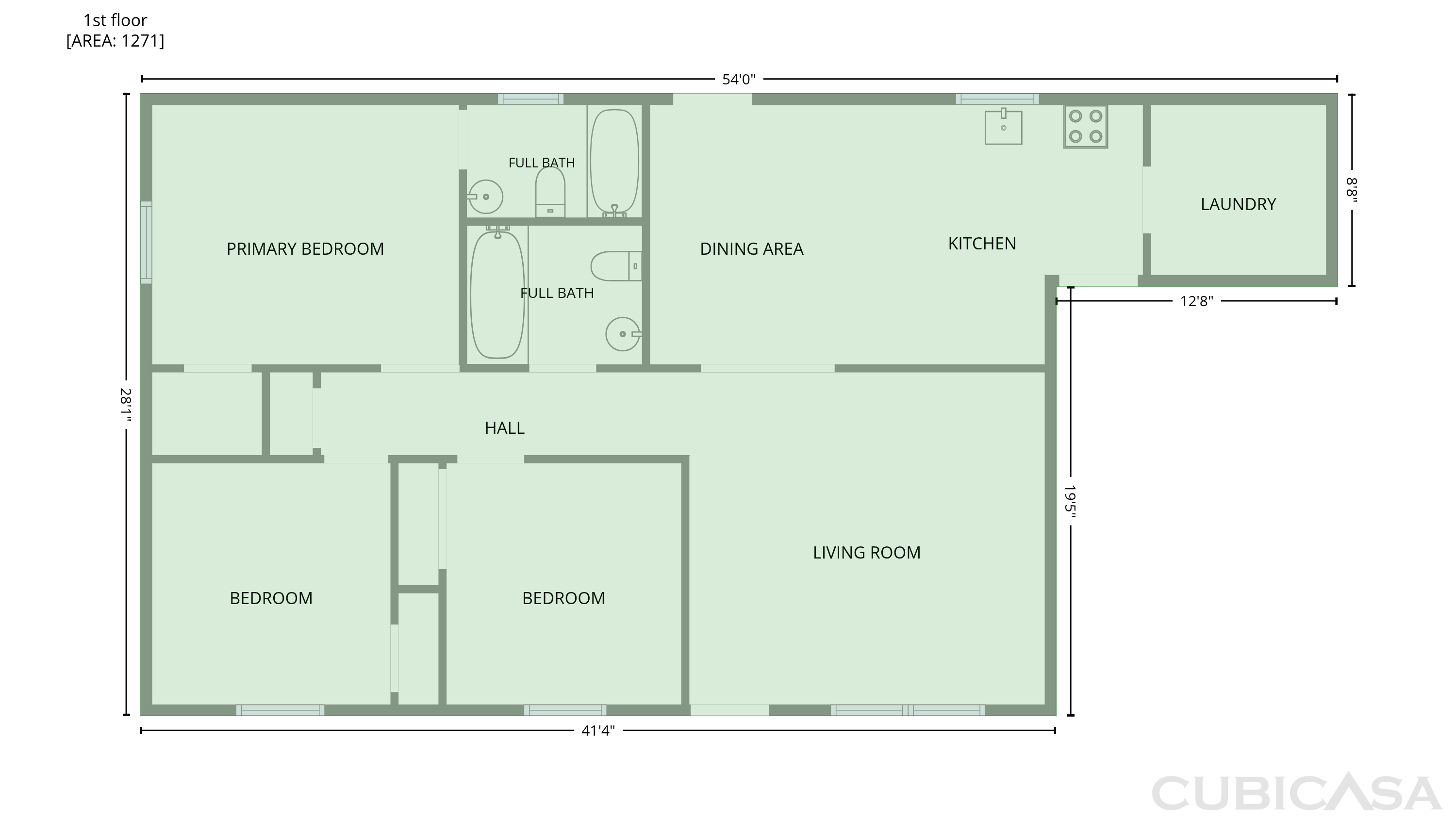 Main Floor of 45 Wheat St, Chatsworth, GA