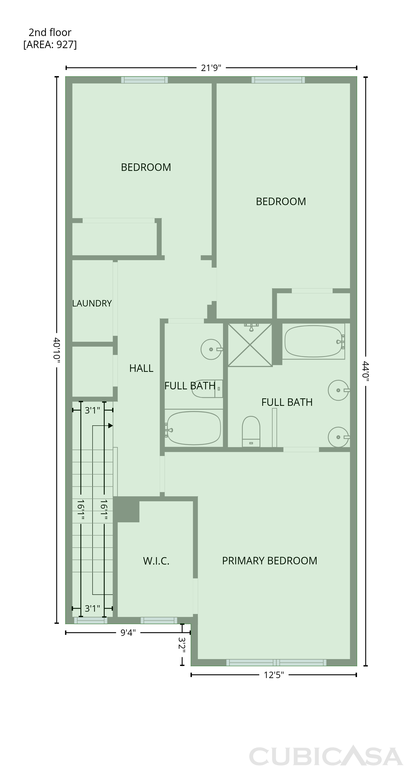 Second Floor of 3622 Lantern Crest Cv, Scottdale, GA