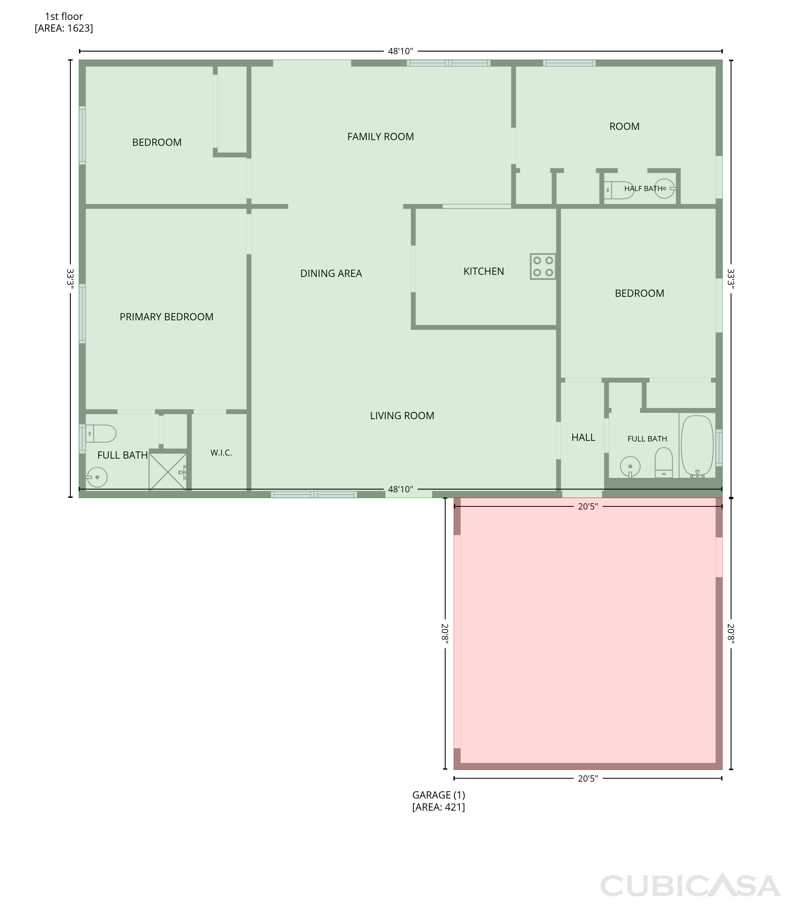 Main Floor of 1672 Jupiter Rd, Venice, FL