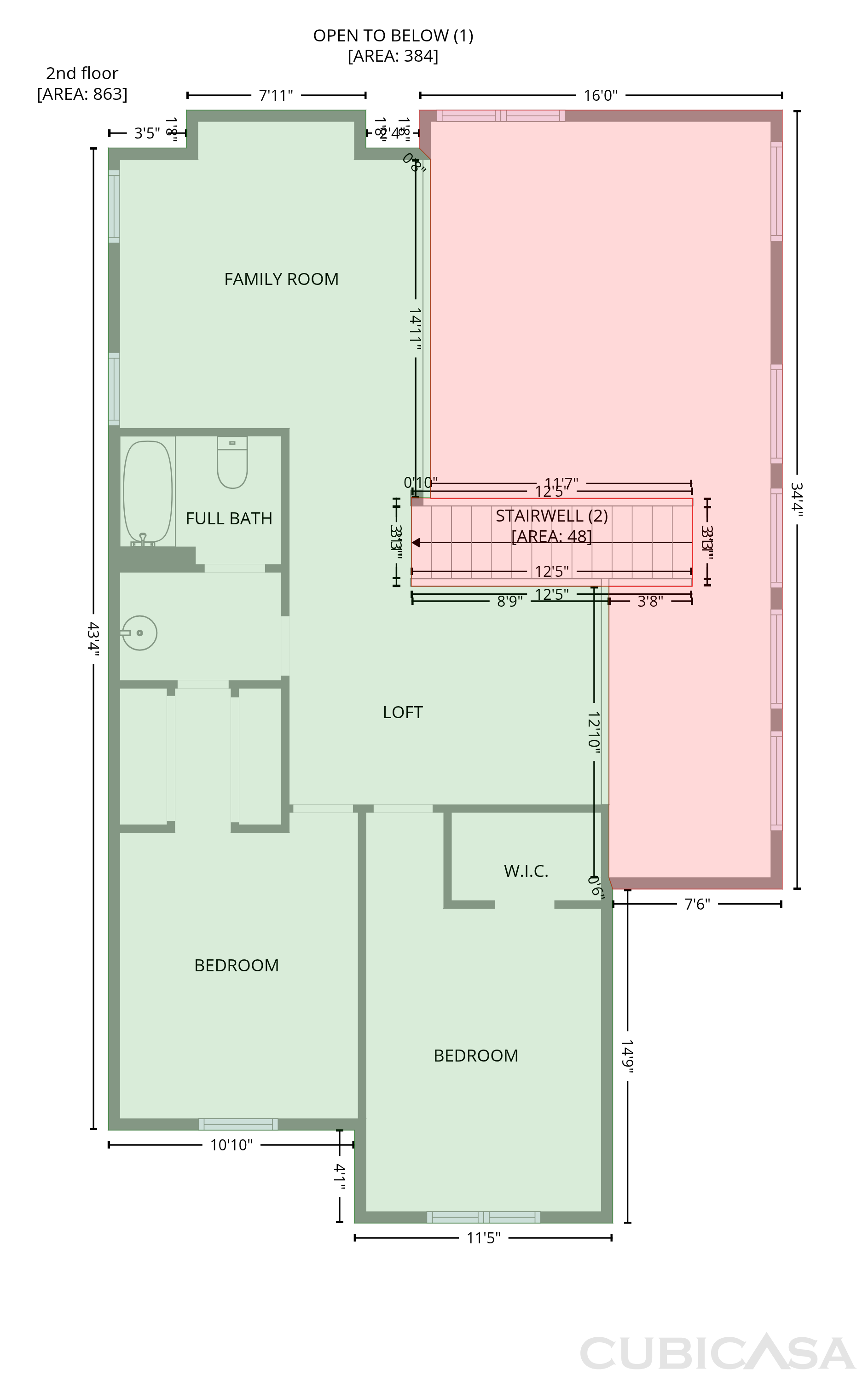 Second Floor of 2590 Cottage View Way, Cumming, GA