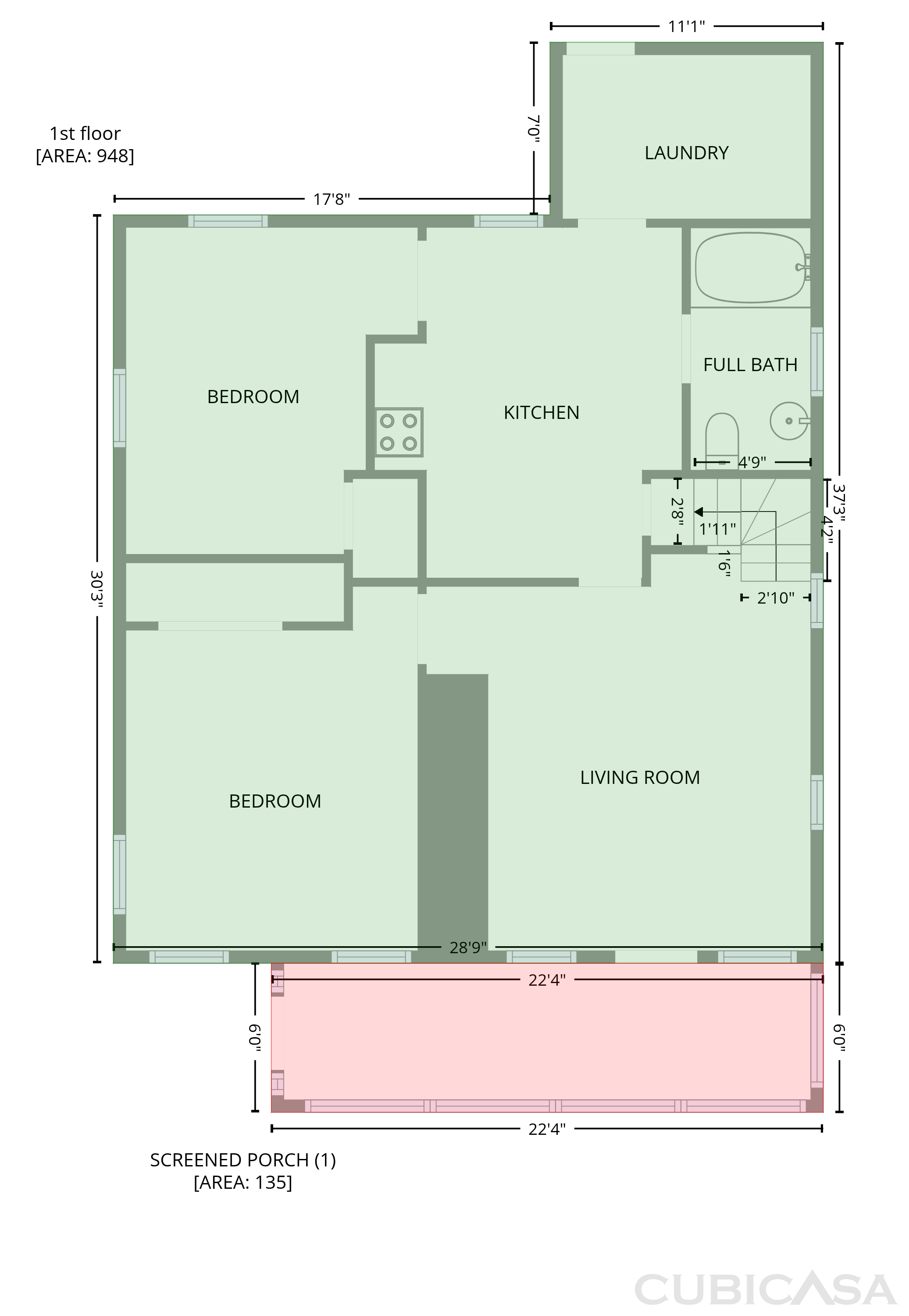 Main Floor of 361 Tremont St, Taunton, MA