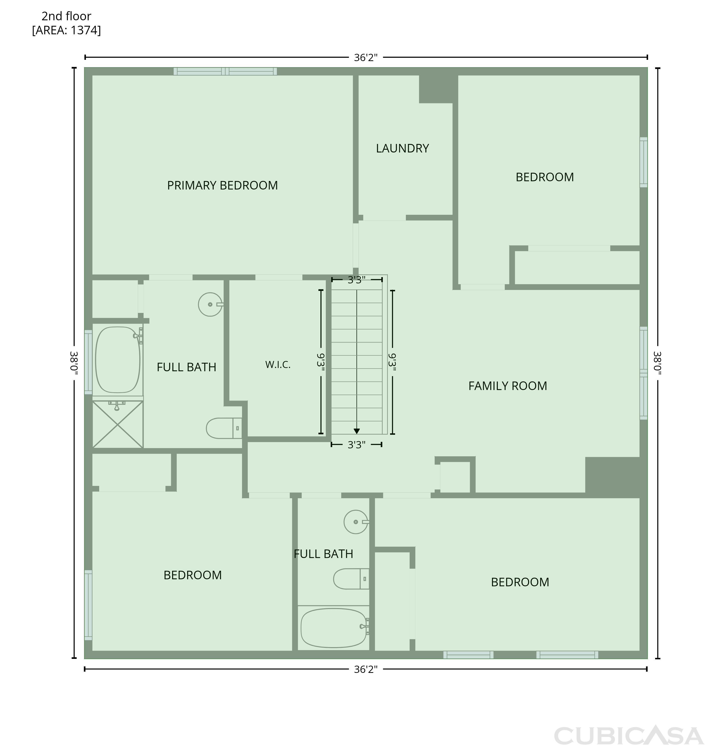 Second Floor of 12634 Old Pond Rd, Noblesville, IN