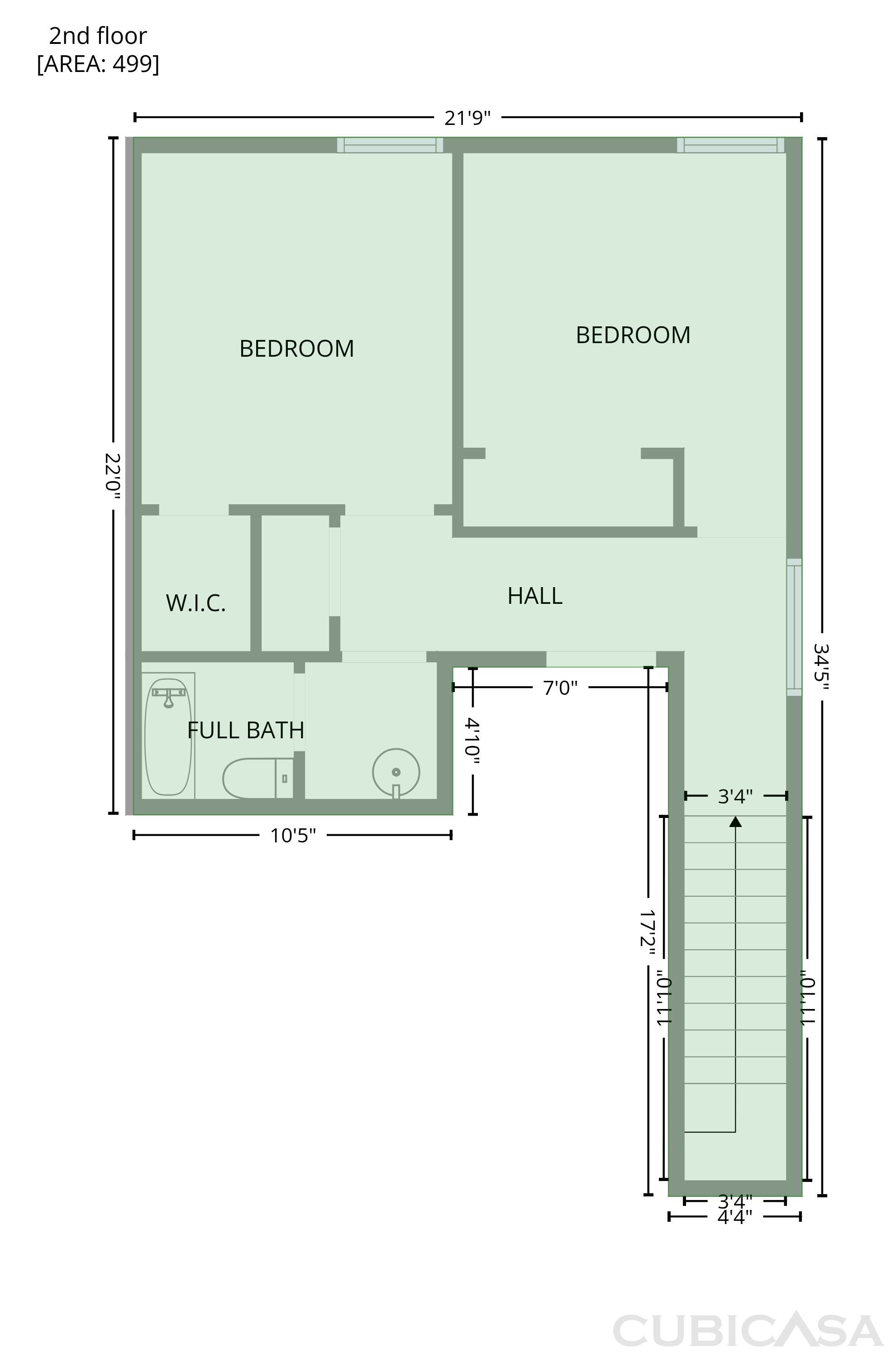 Second Floor of 2265 Cason Ln, Murfreesboro, TN