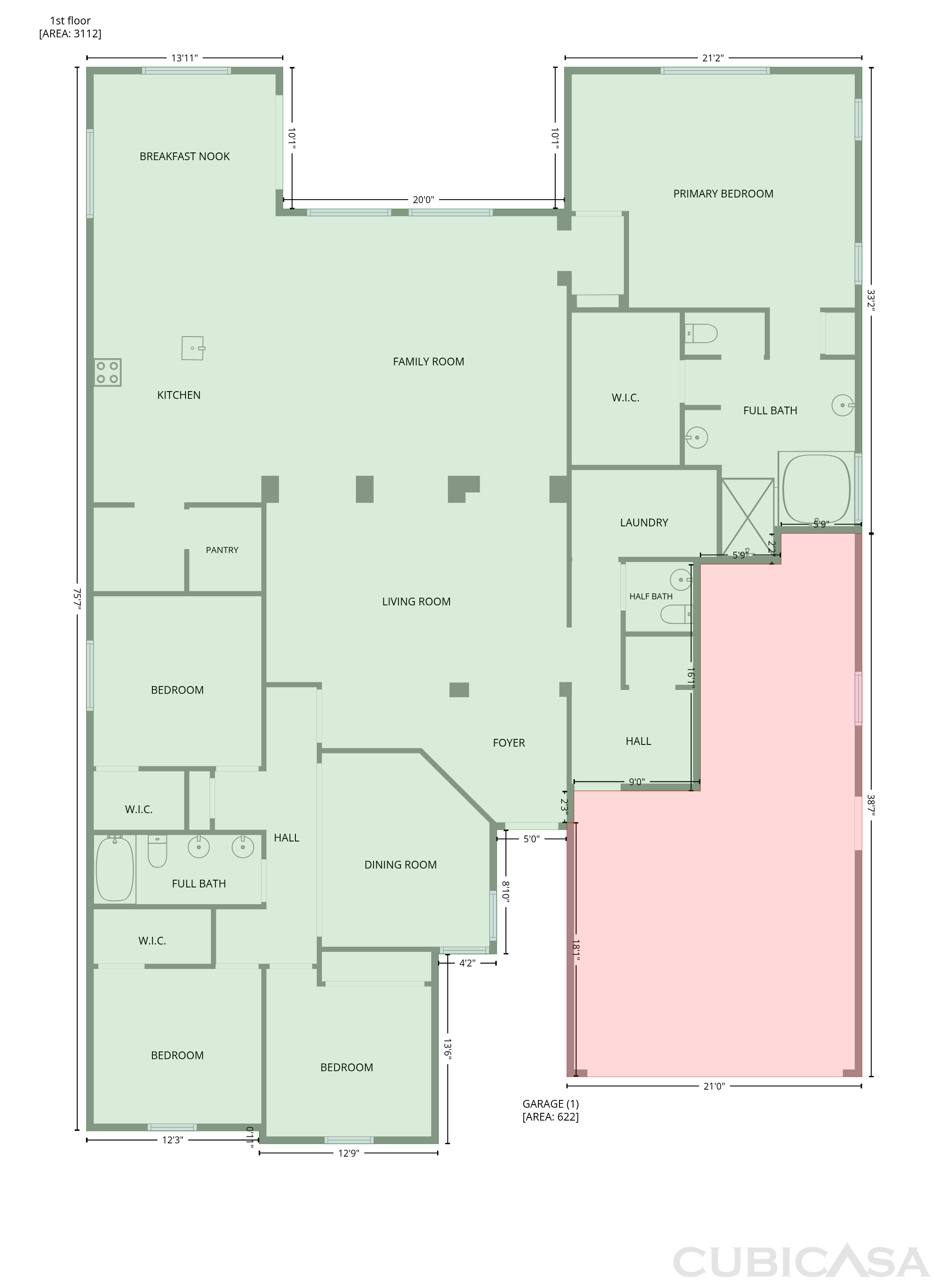 Main Floor of 18136 W Devonshire Ave, Goodyear, AZ
