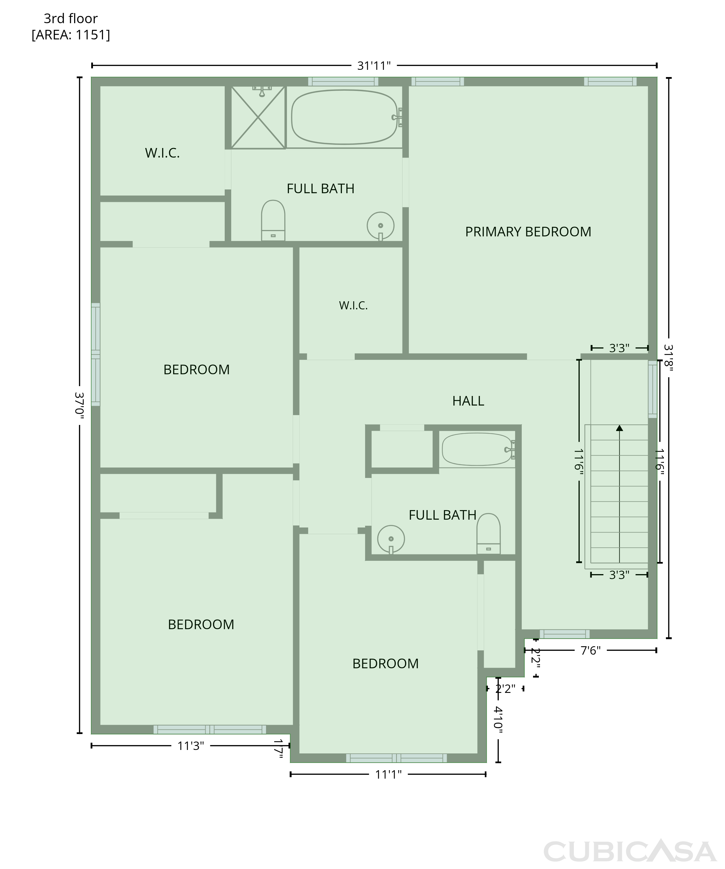 Third Floor of 65 Barrowby Dr, Clayton, NC