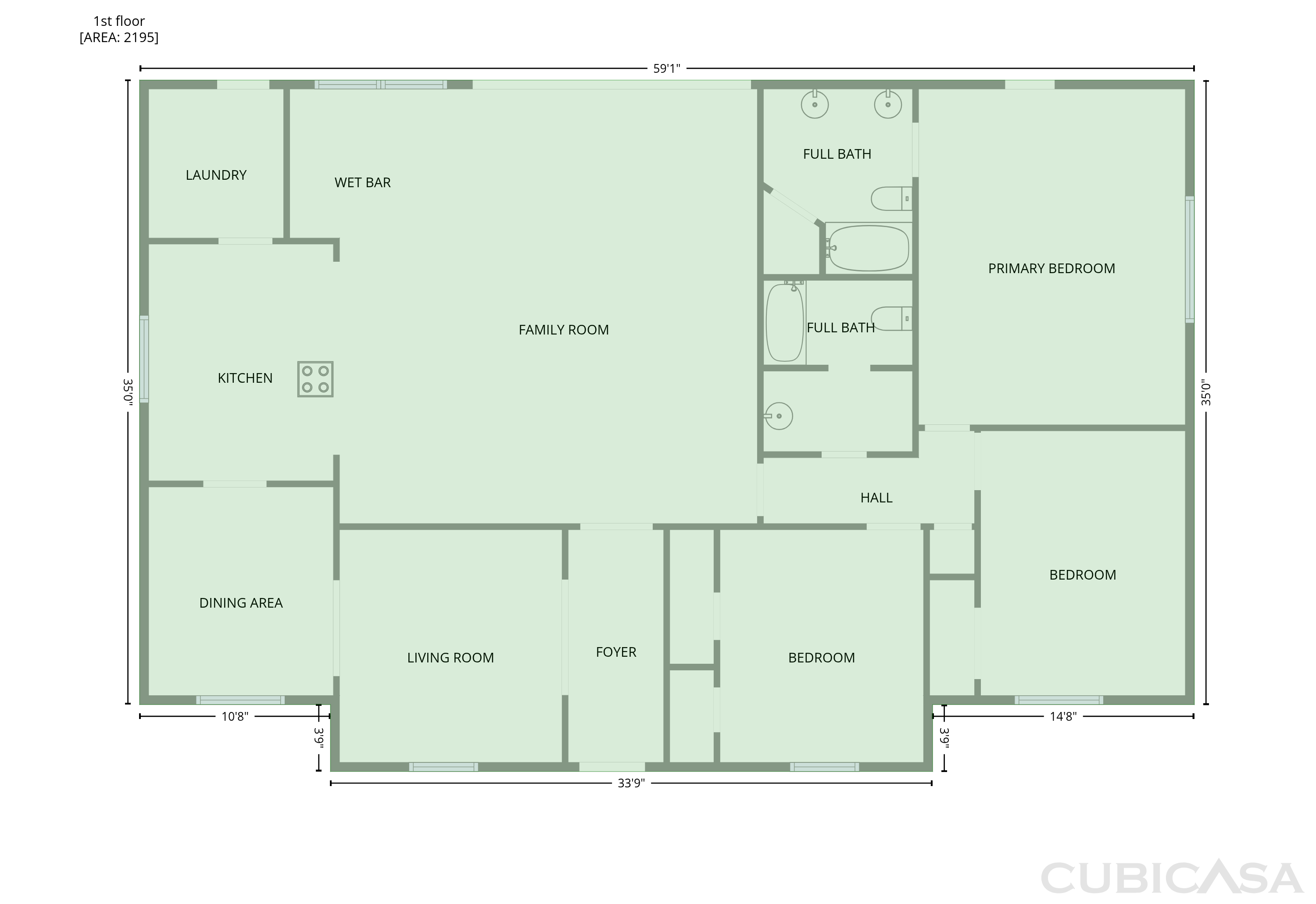 Main Floor of 316 Brookwood Dr, Desoto, TX