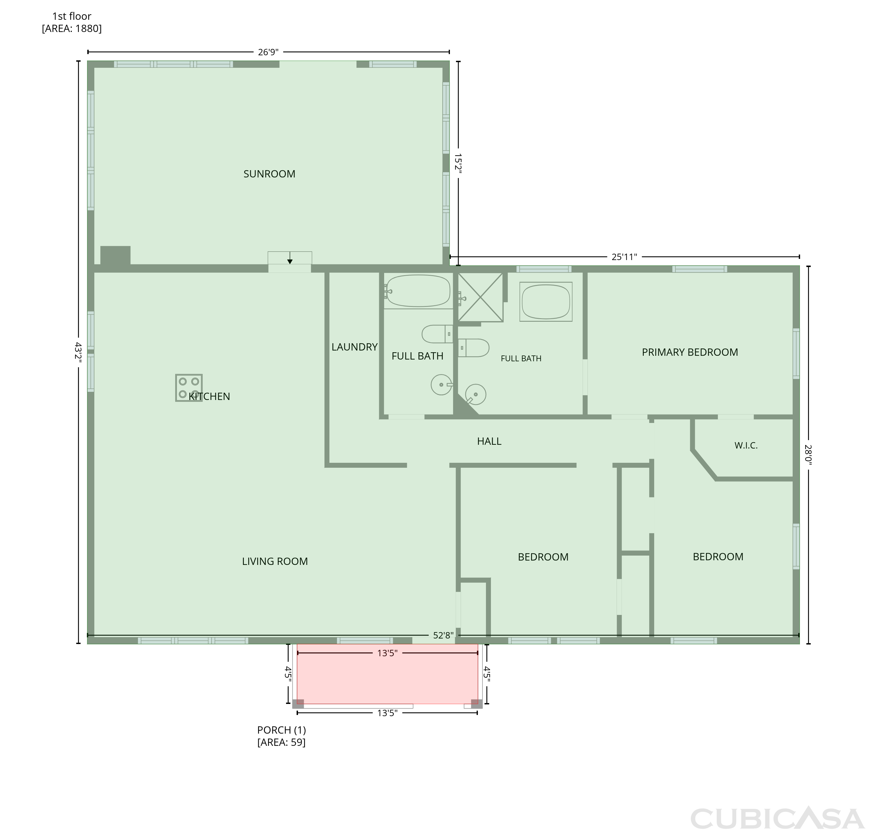 Main Floor of 829 W 2nd North St, Summerville, SC