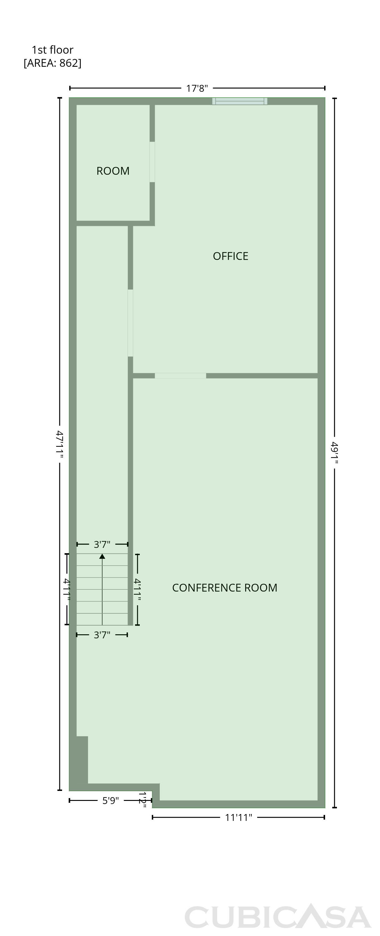 Main Floor of 1528 Central Ave, Indianapolis, IN