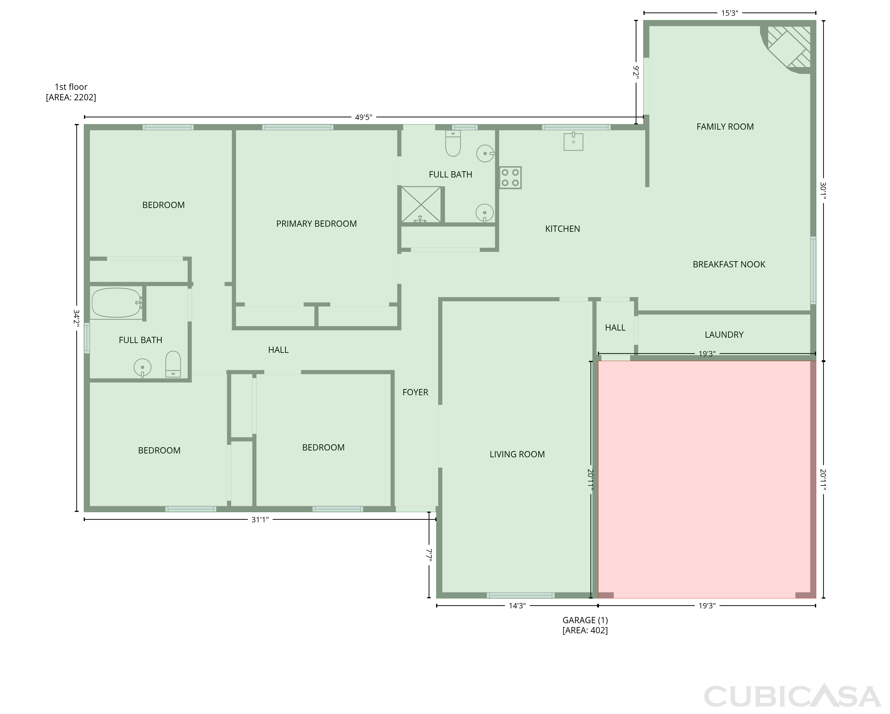 Main Floor of 2244 E Nicolet Ave, Phoenix, AZ