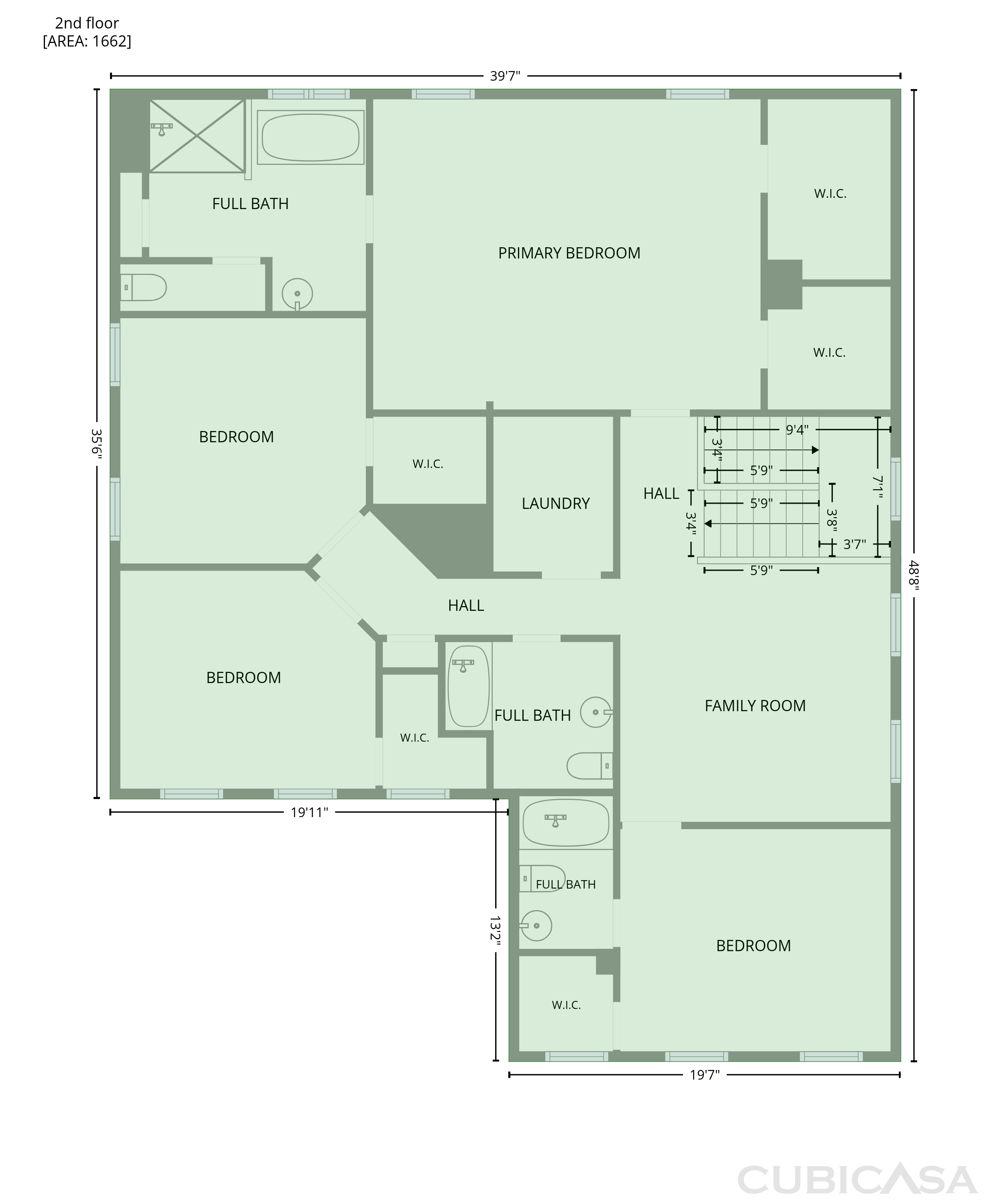 Second Floor of 3518 Pepper Glendale Dr, Murfreesboro, TN