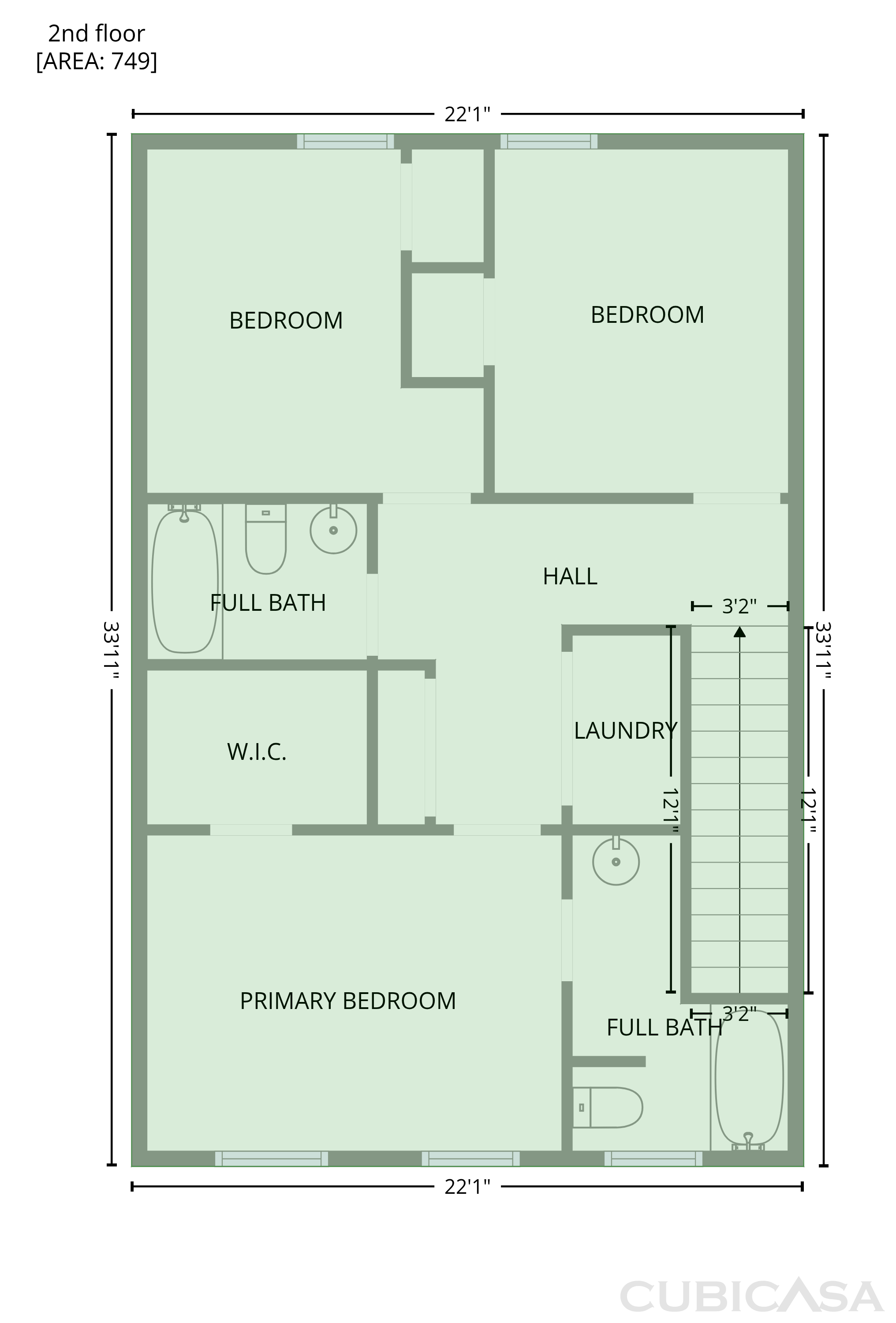 Second Floor of 428 Kubota Dr, Murfreesboro, TN