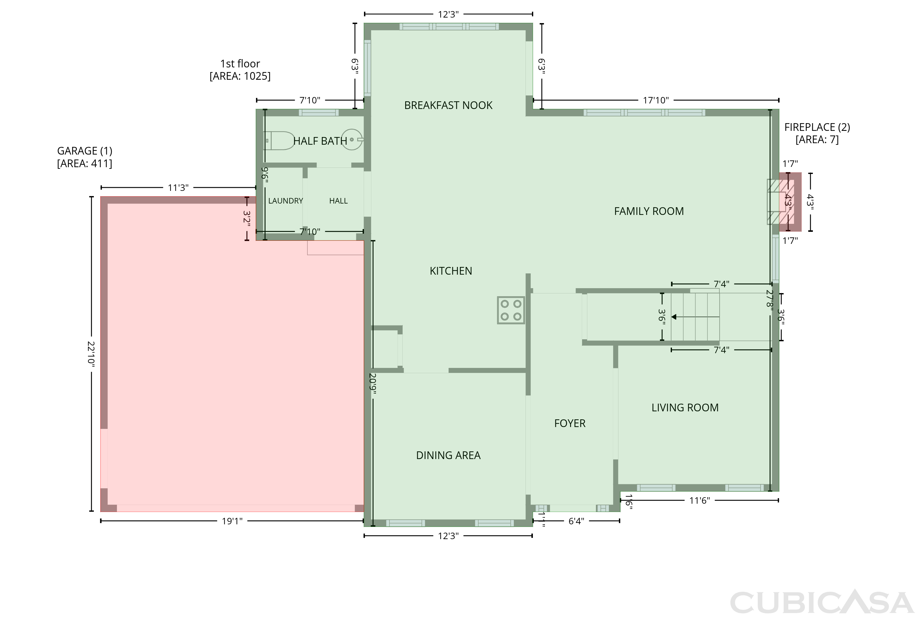 Main Floor of 1702 Patterson Grove Rd, Apex, NC