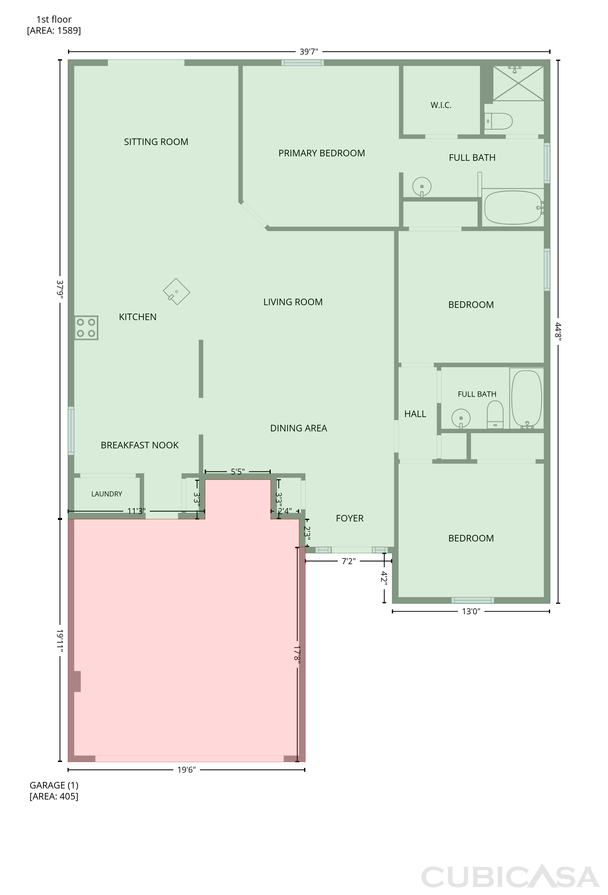 Main Floor of 37091 Southern Glen Way, Hilliard, FL