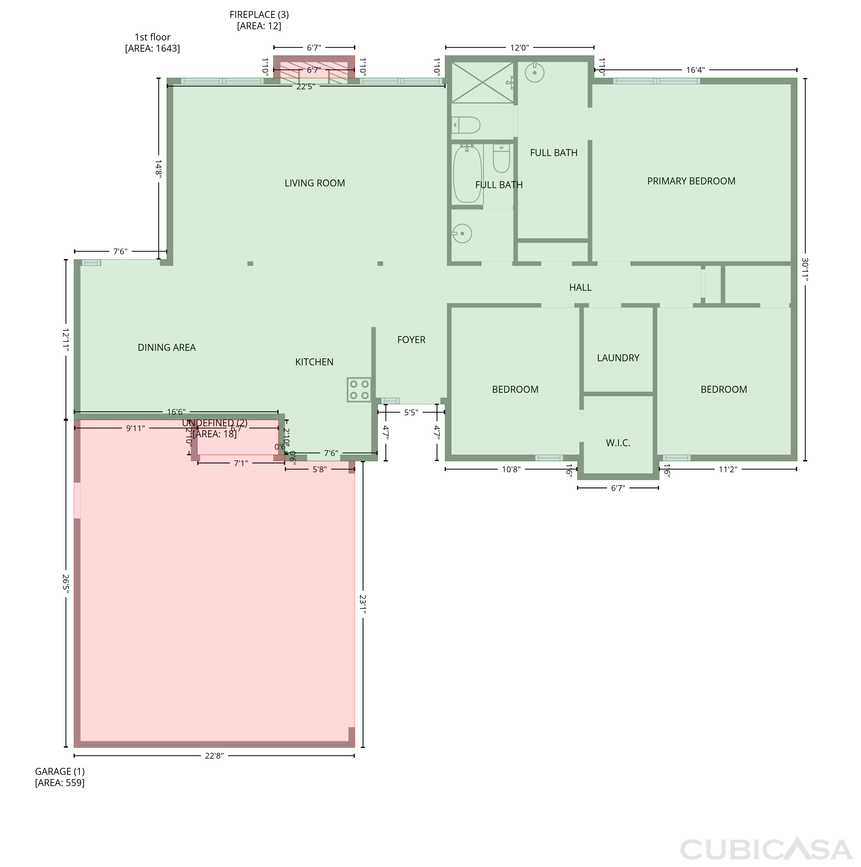 Main Floor of 1409 S Walnut Ave, Broken Arrow, OK