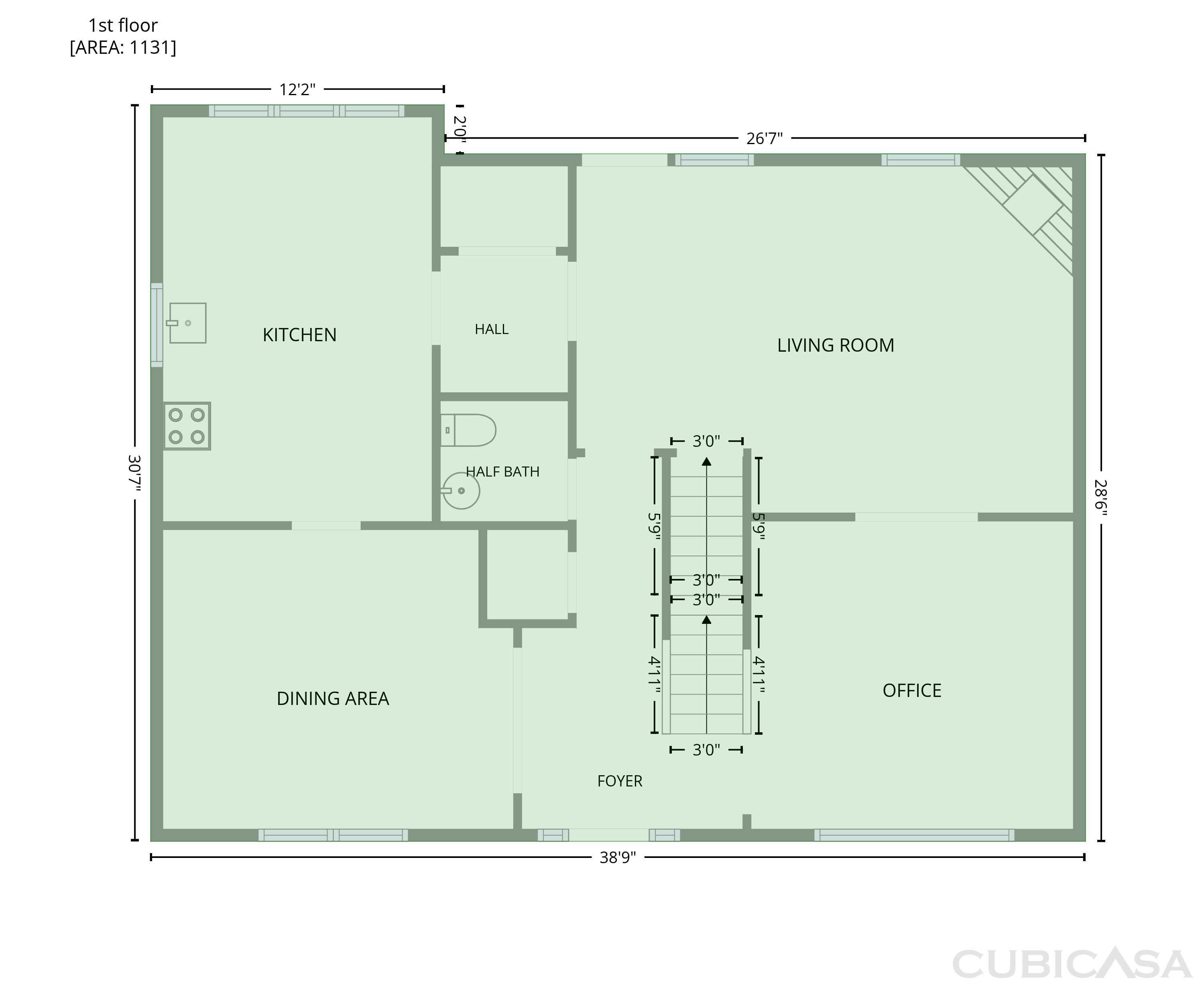 Second Floor of 524 Sun Creek Dr, Winston Salem, NC