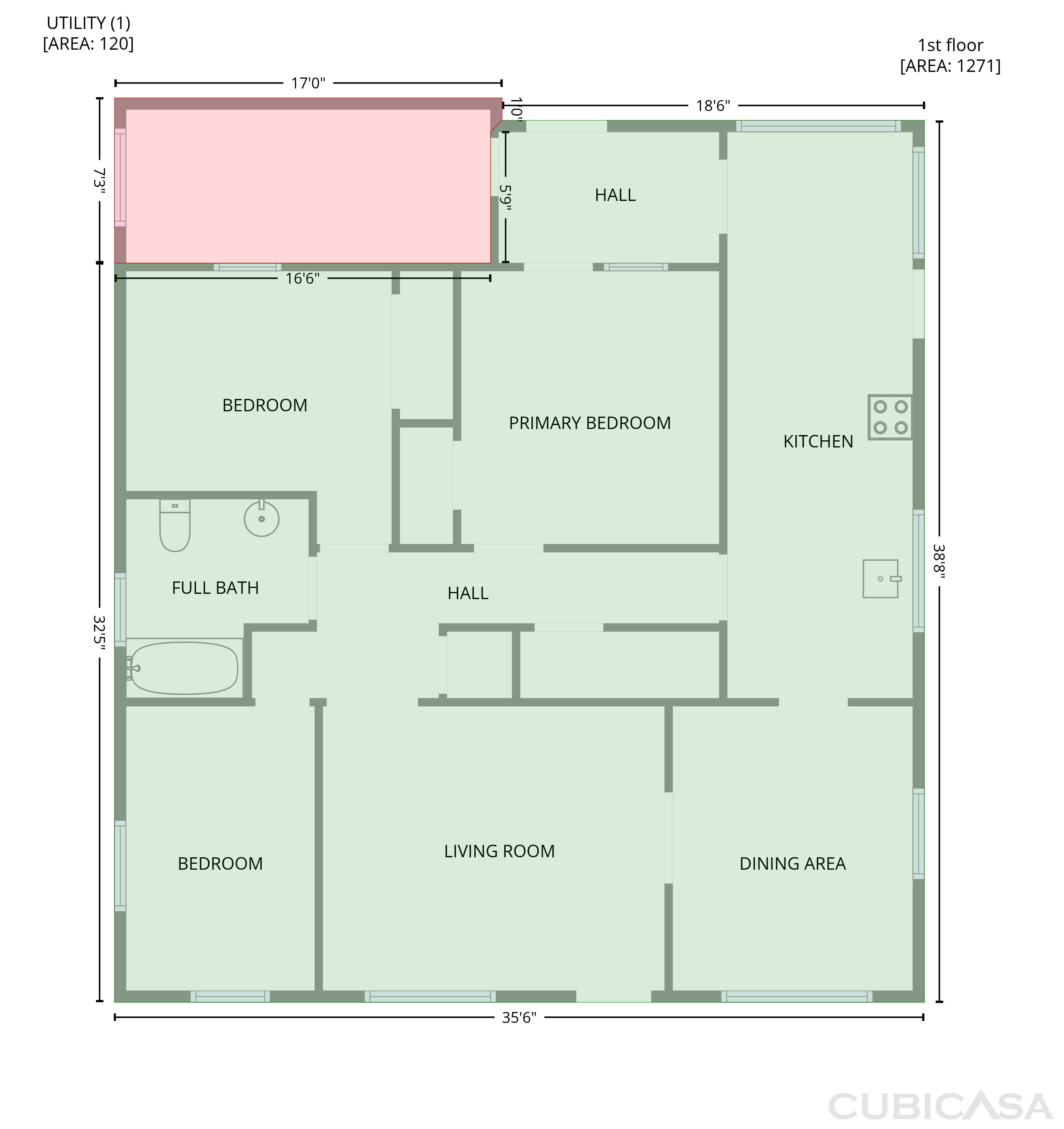 Main Floor of 718 Alabama Ave, Saint Cloud, FL