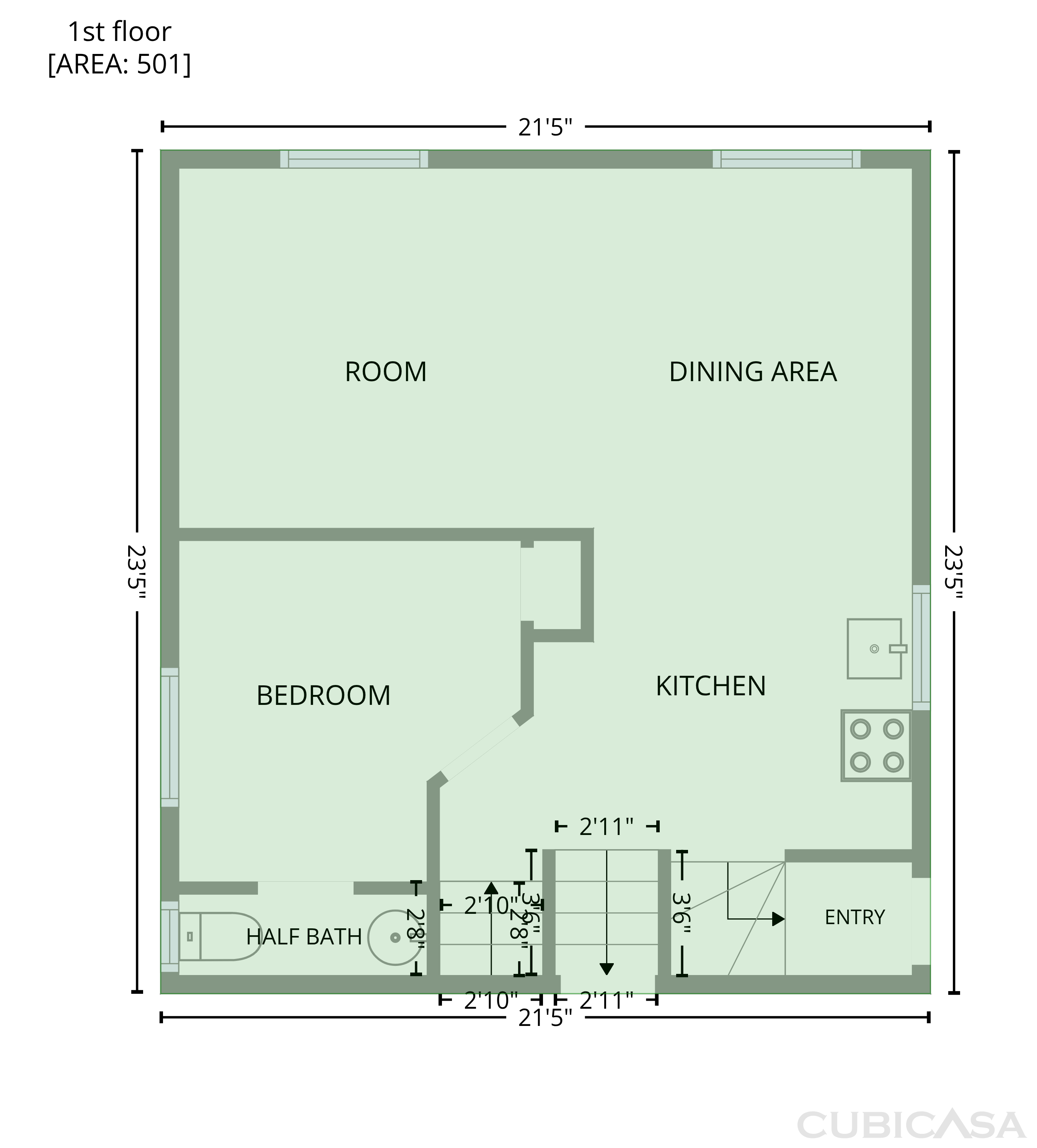 Second Floor of 223 Richter St, River Rouge, MI