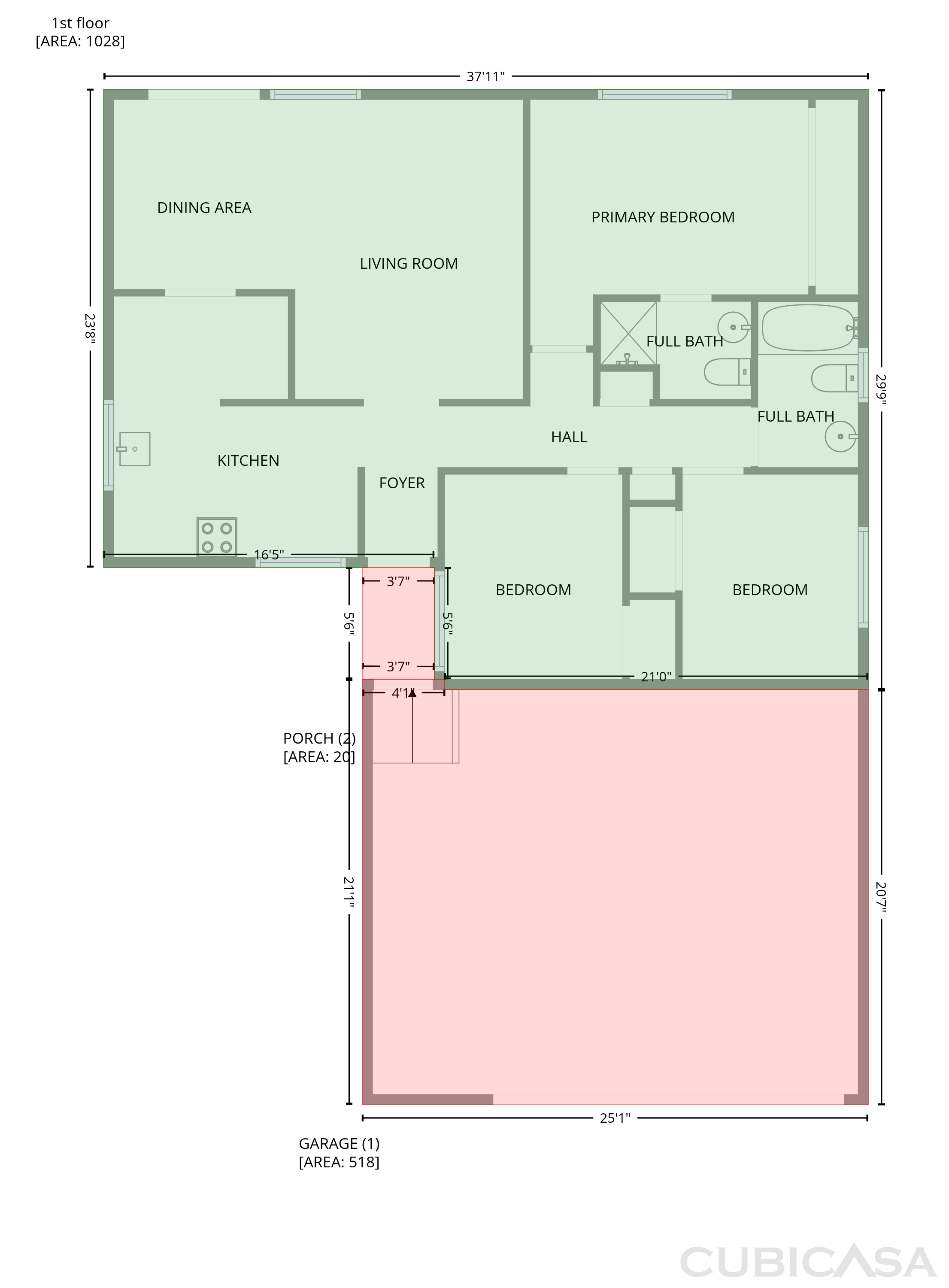 Main Floor of 18513 SE Stephens St, Portland, OR