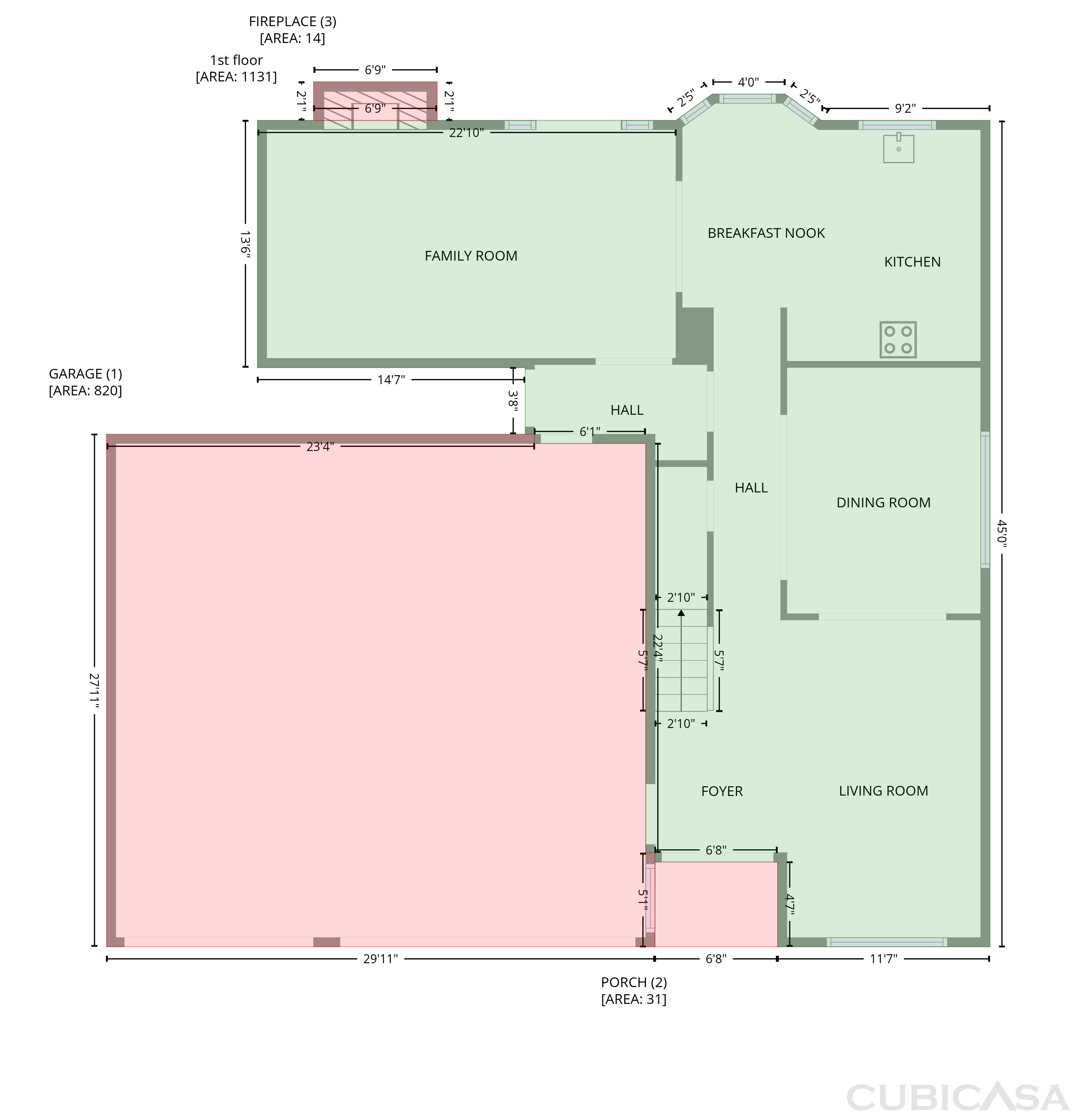 Main Floor of 2608 S Mollera, Mesa, AZ