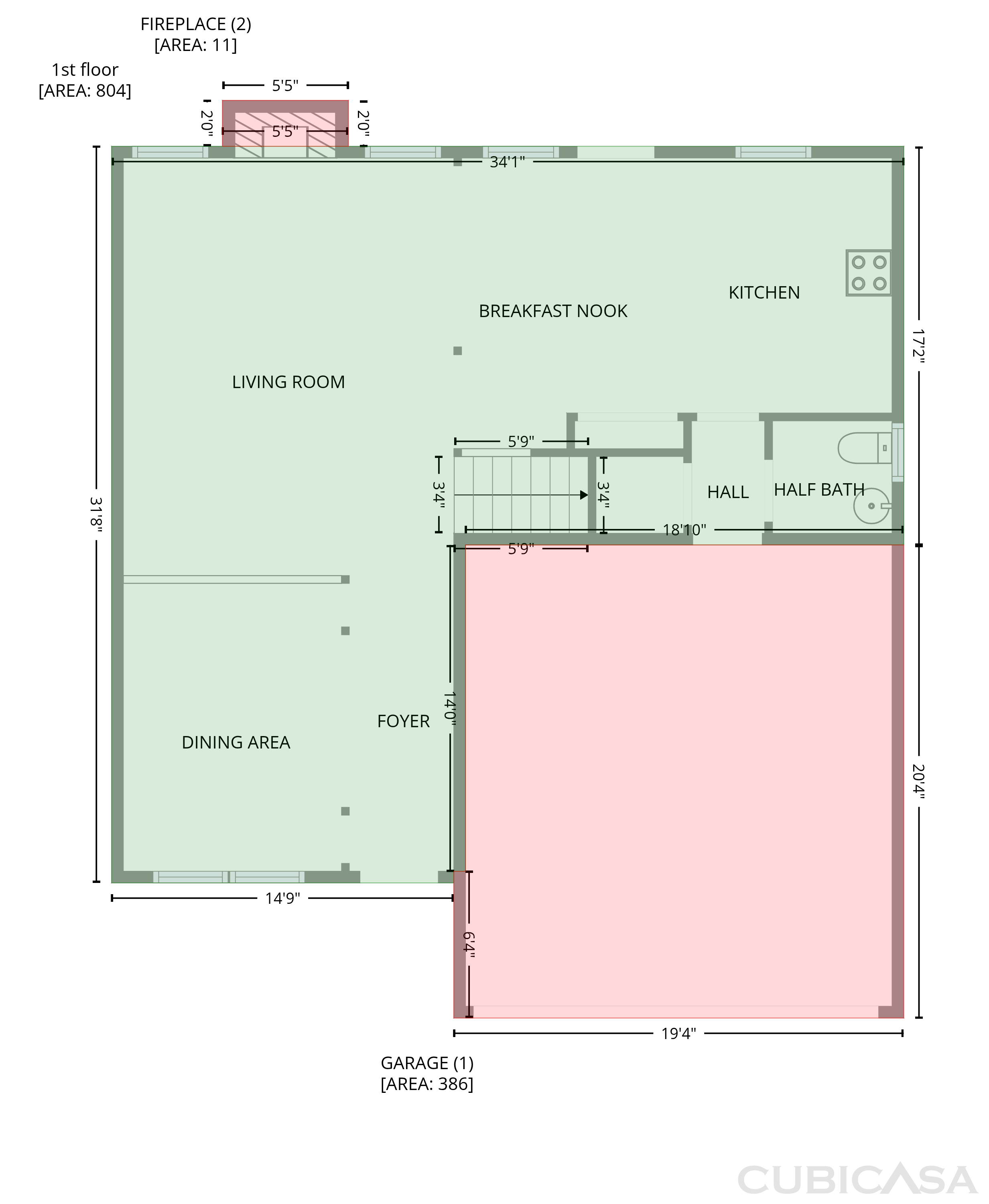 Main Floor of 644 Ashe Lake Way, Fuquay Varina, NC