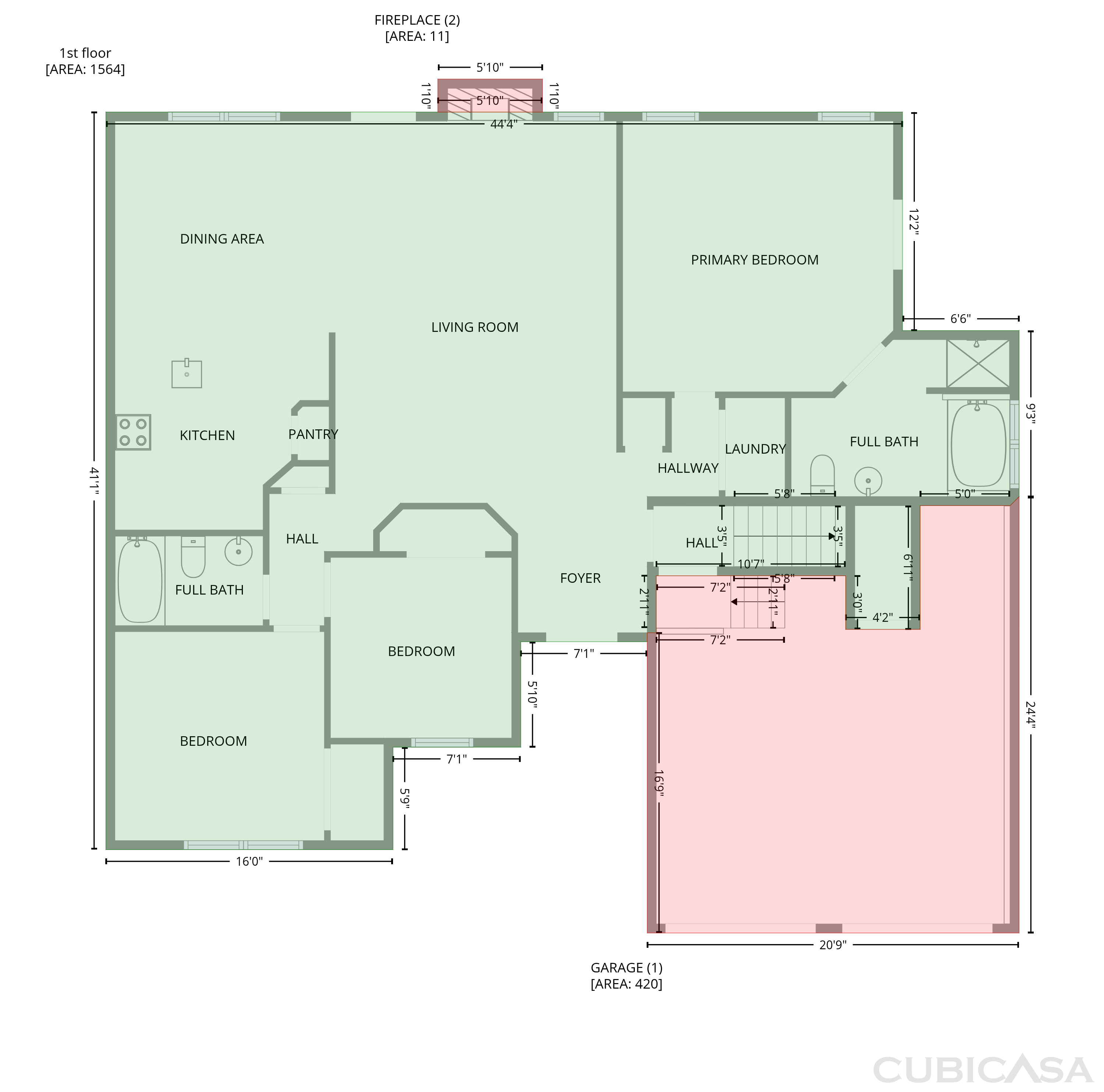 Main Floor of 1417 McBeth Dr, Kannapolis, NC