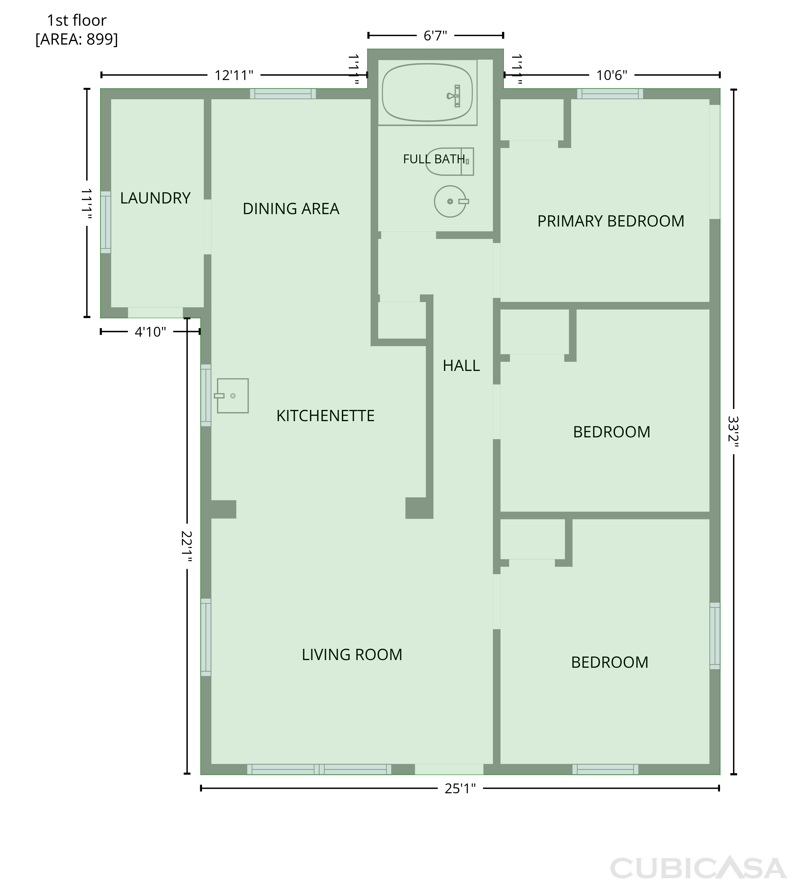Main Floor of 1610 Martin Ave, Gastonia, NC