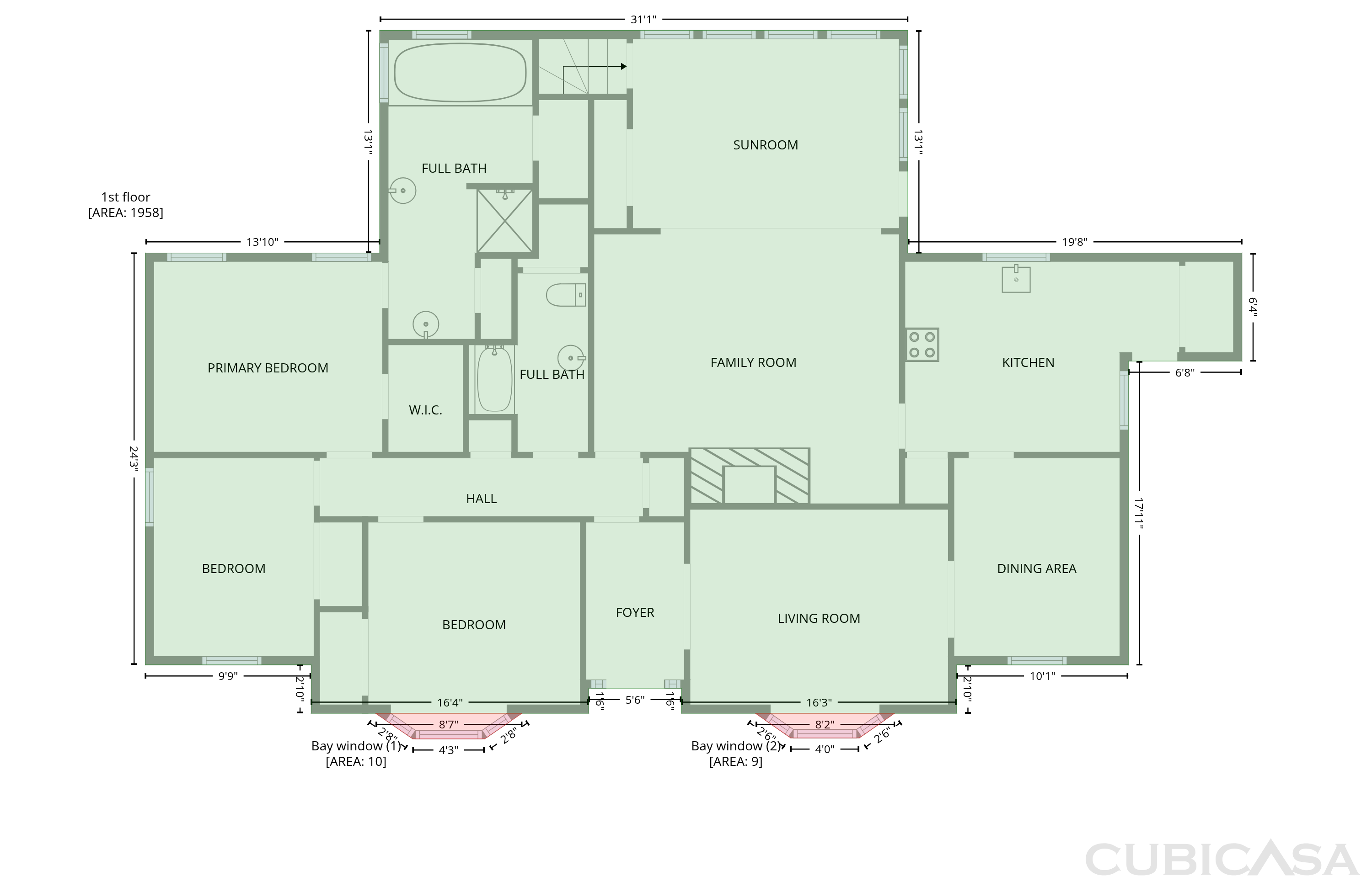 Second Floor of 707 Willowmoore Ave, Thomasville, NC
