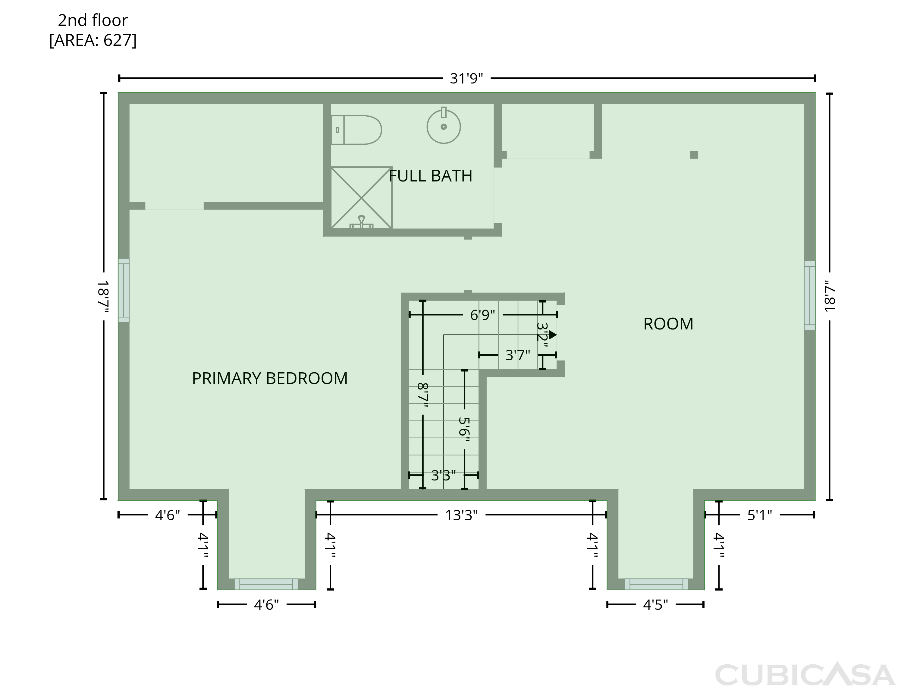 Second Floor of 1710 Oak Park Ct, Iron Station, NC