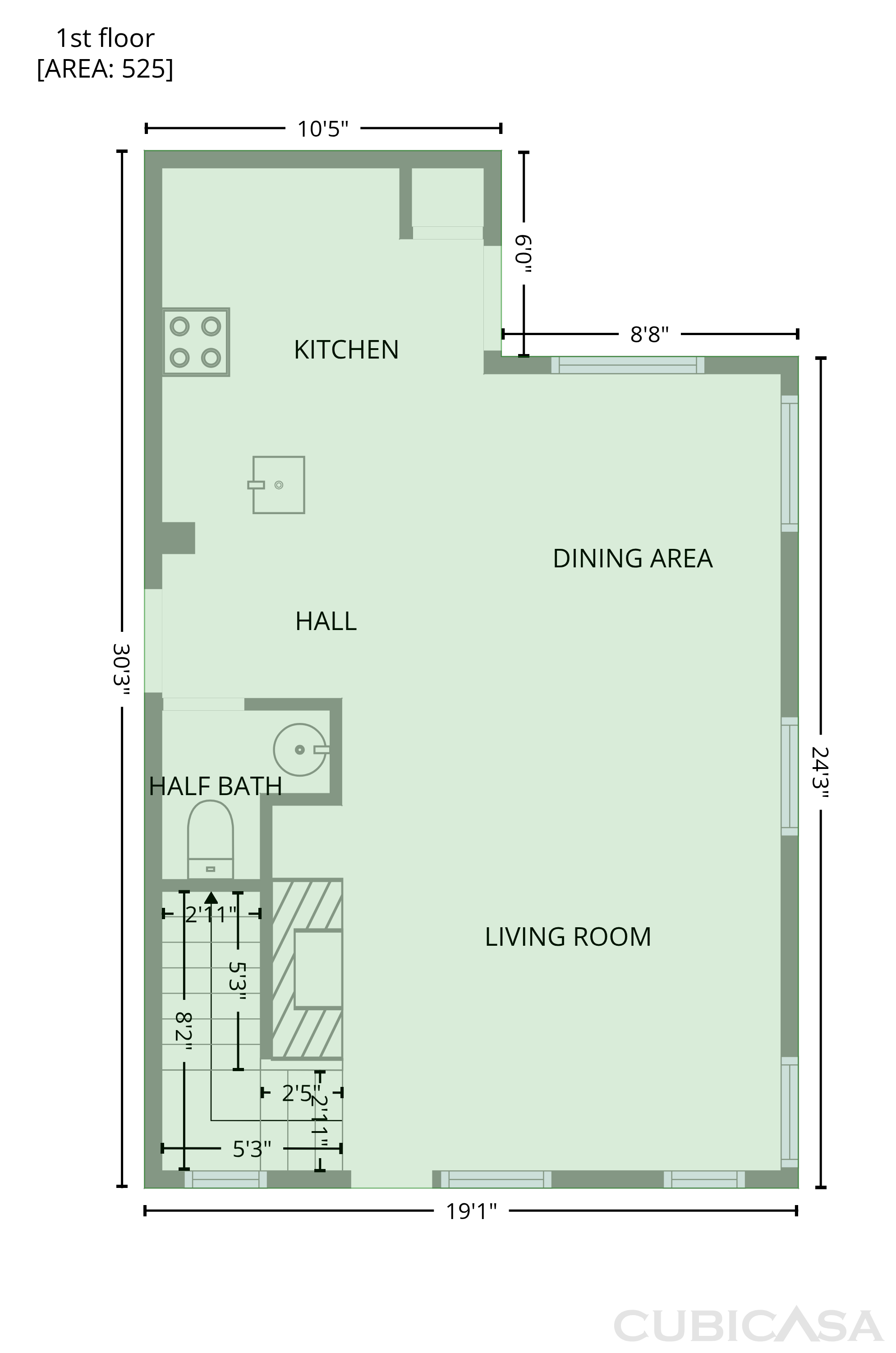 Main Floor of 8518 Cahill Dr, Austin, TX