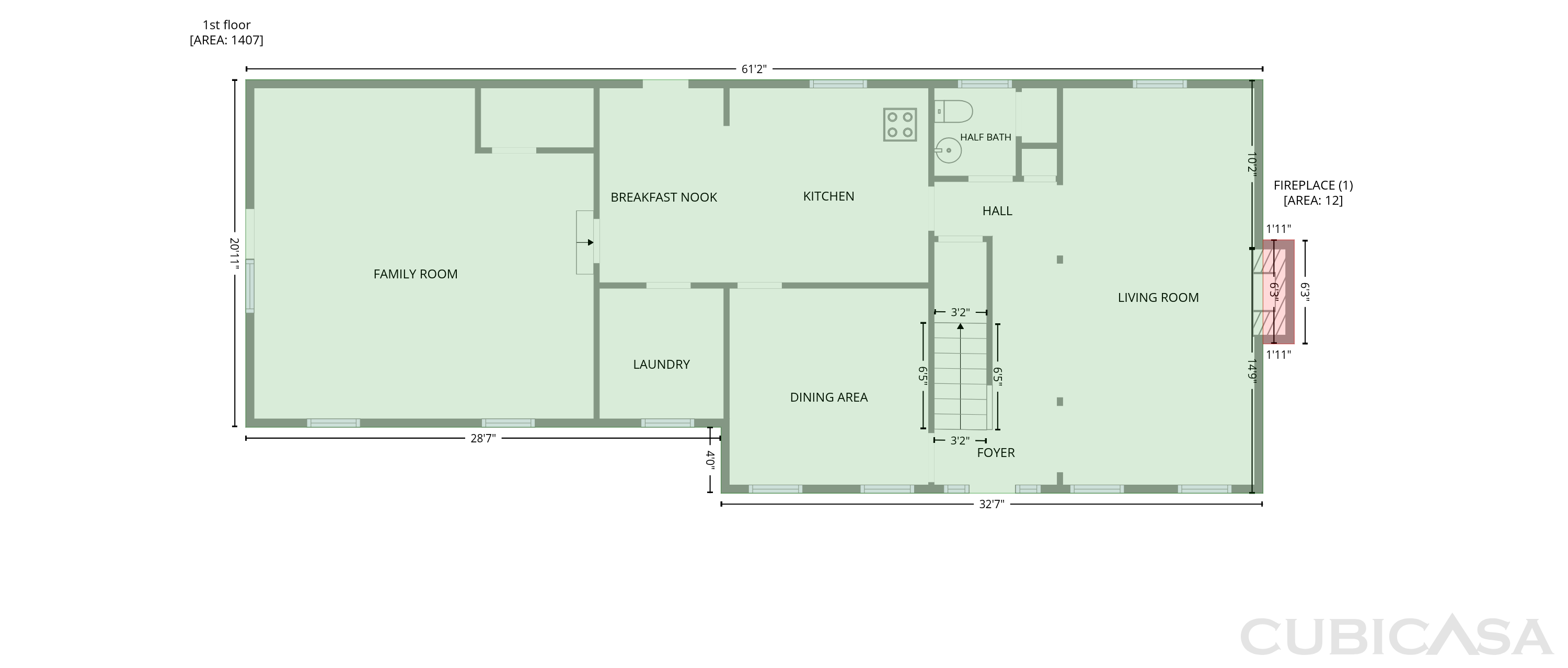 Main Floor of 407 Ranch Rd, Portland, TN