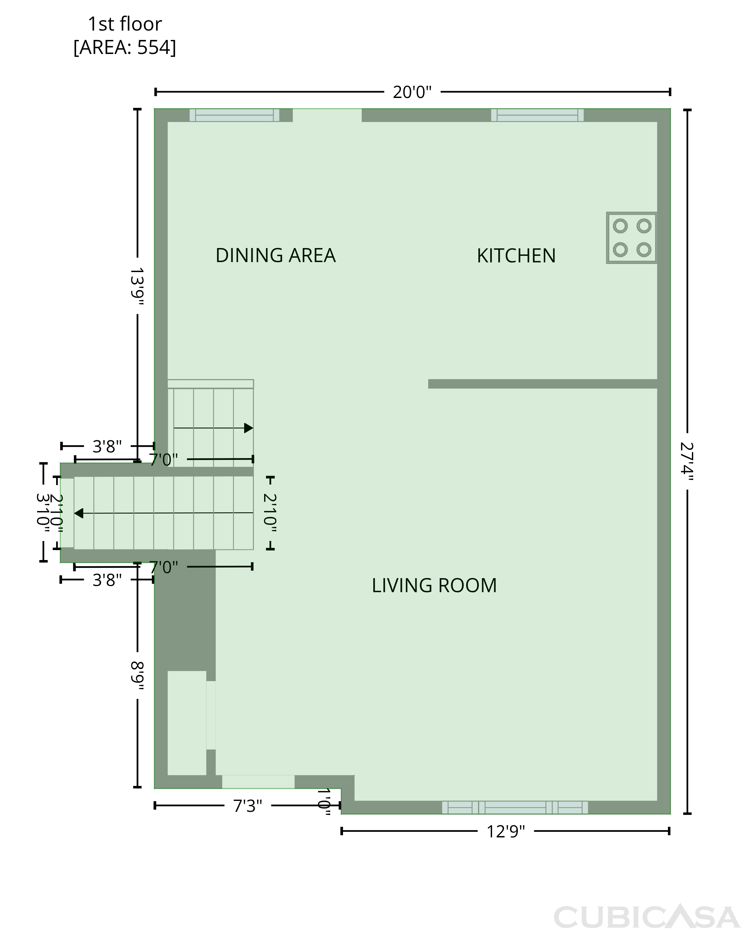 Second Floor of 3636 Mosswood Ln, Rex, GA