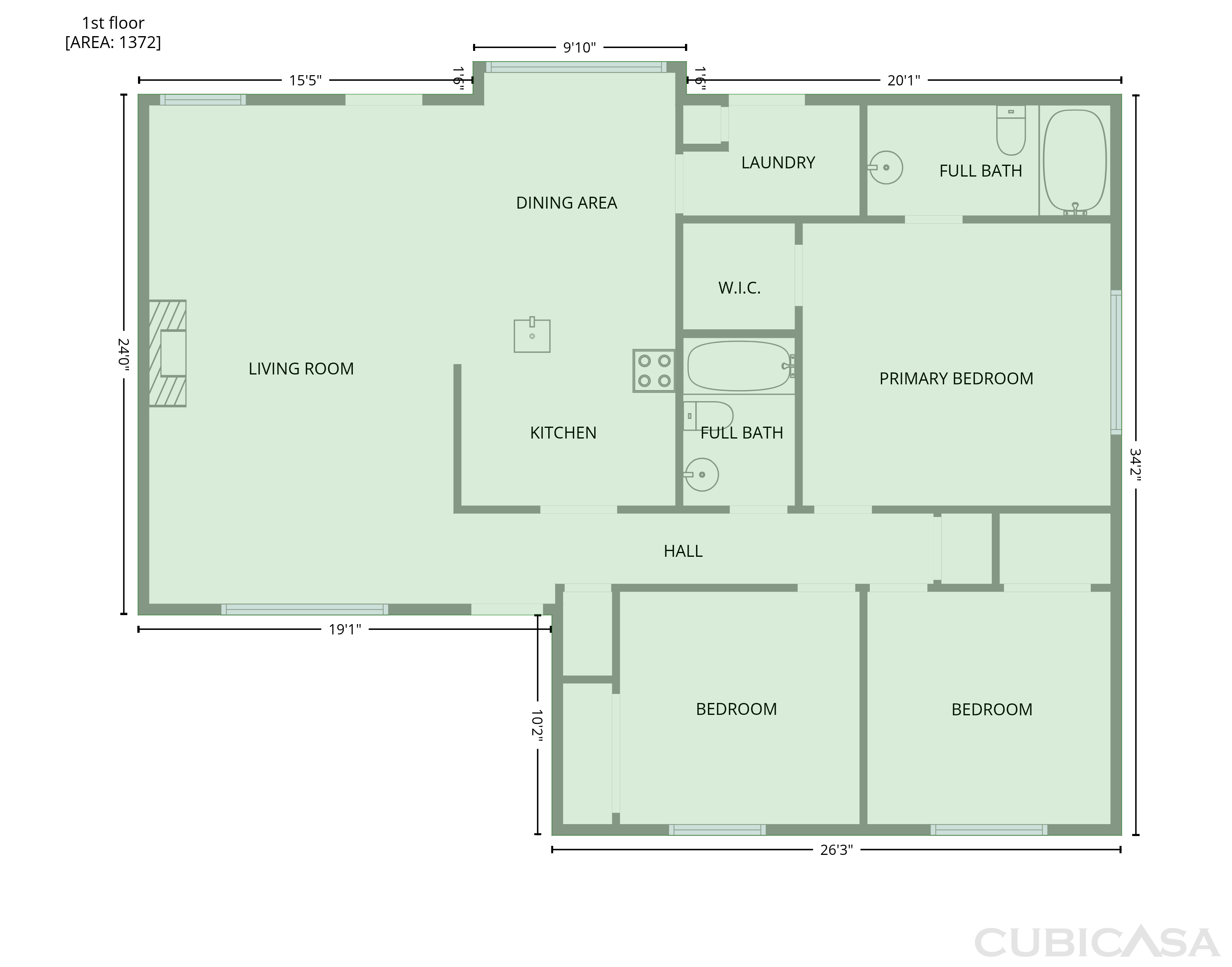 Main Floor of 1319 Oak Run Dr, Duncanville, TX