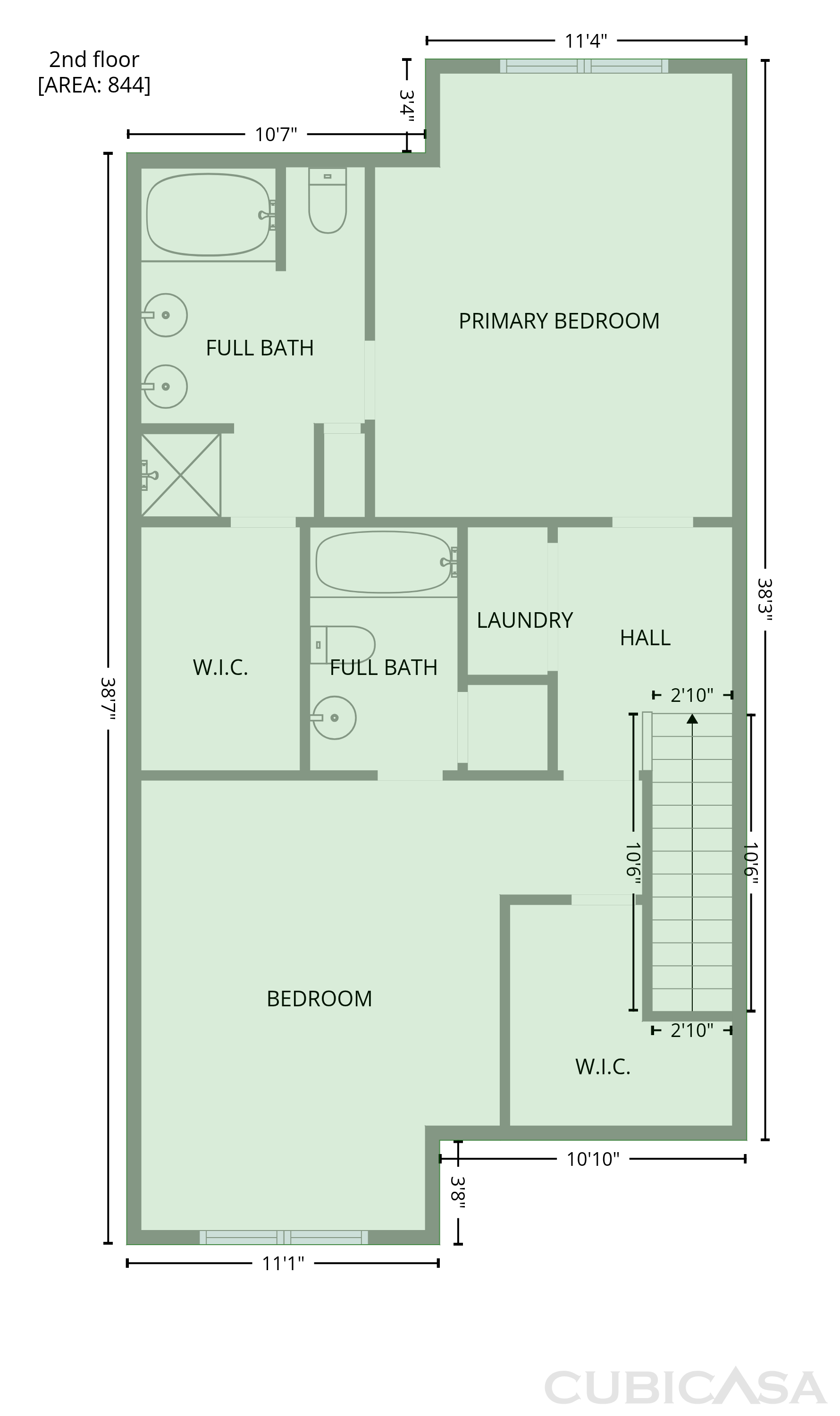 Second Floor of 2350 Heritage Park Cir NW, Kennesaw, GA