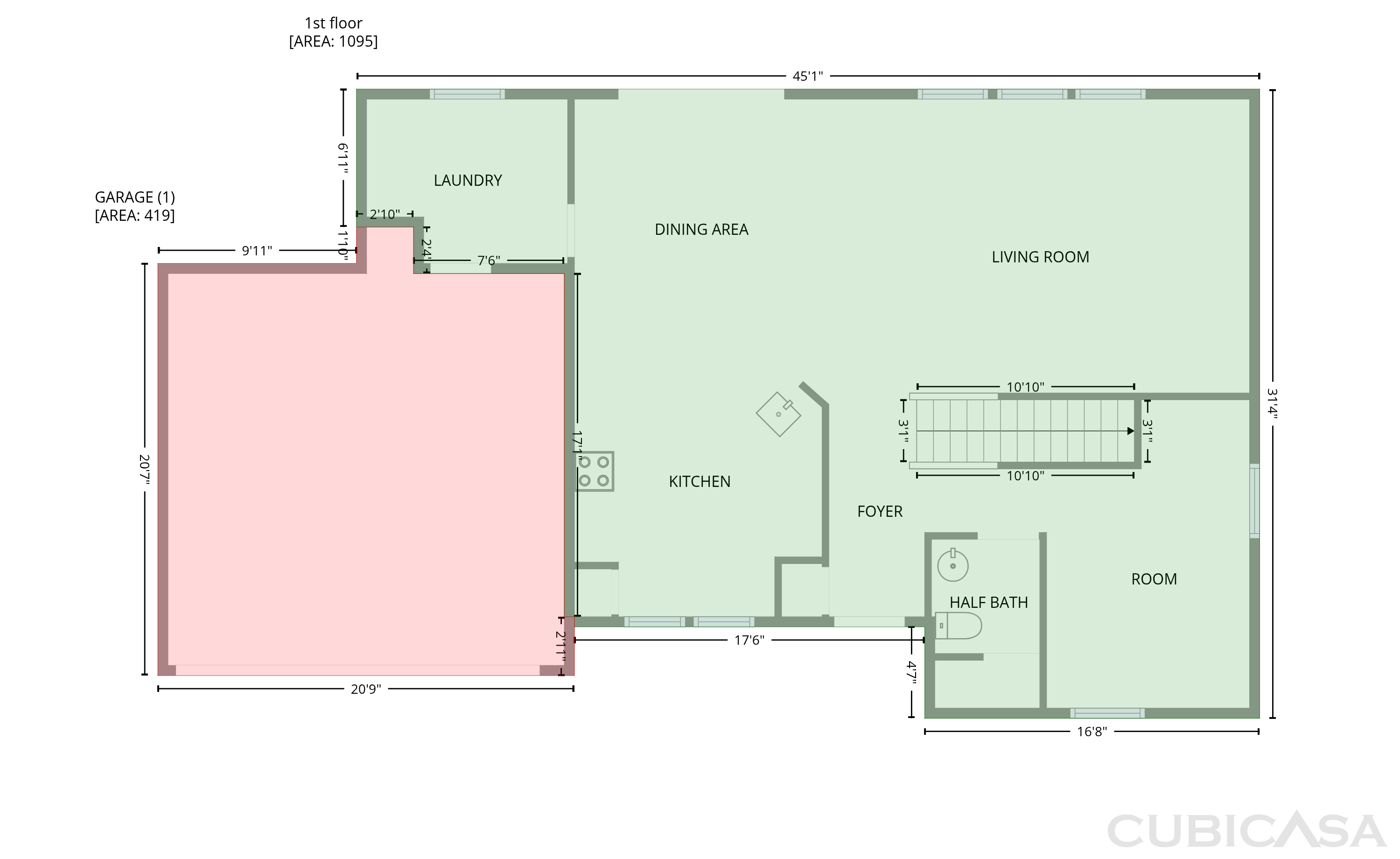 Main Floor of 7002 Beekman Lake Dr, Jacksonville, FL