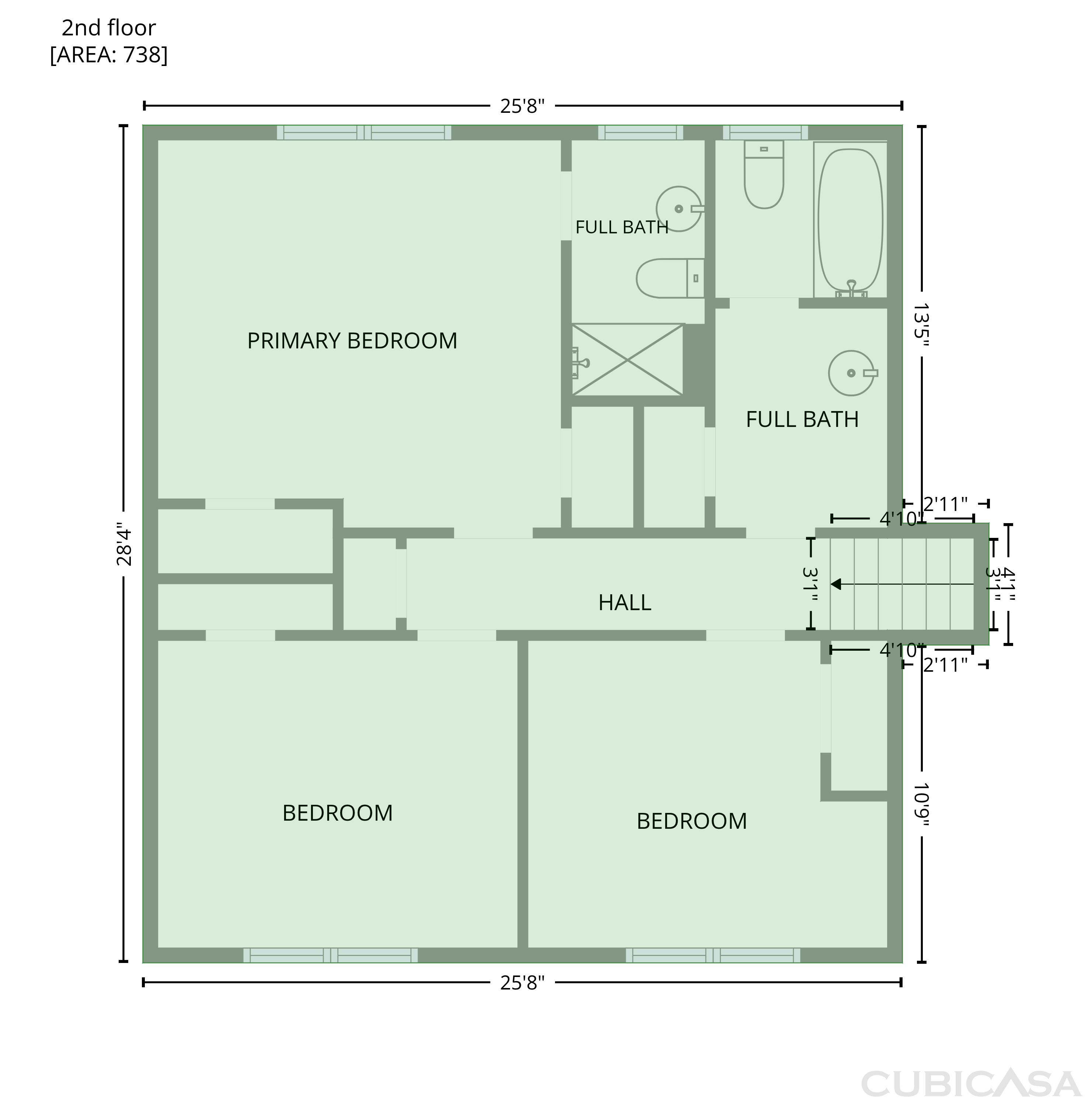 Second Floor of 3318 Ben Hill St SW, Marietta, GA