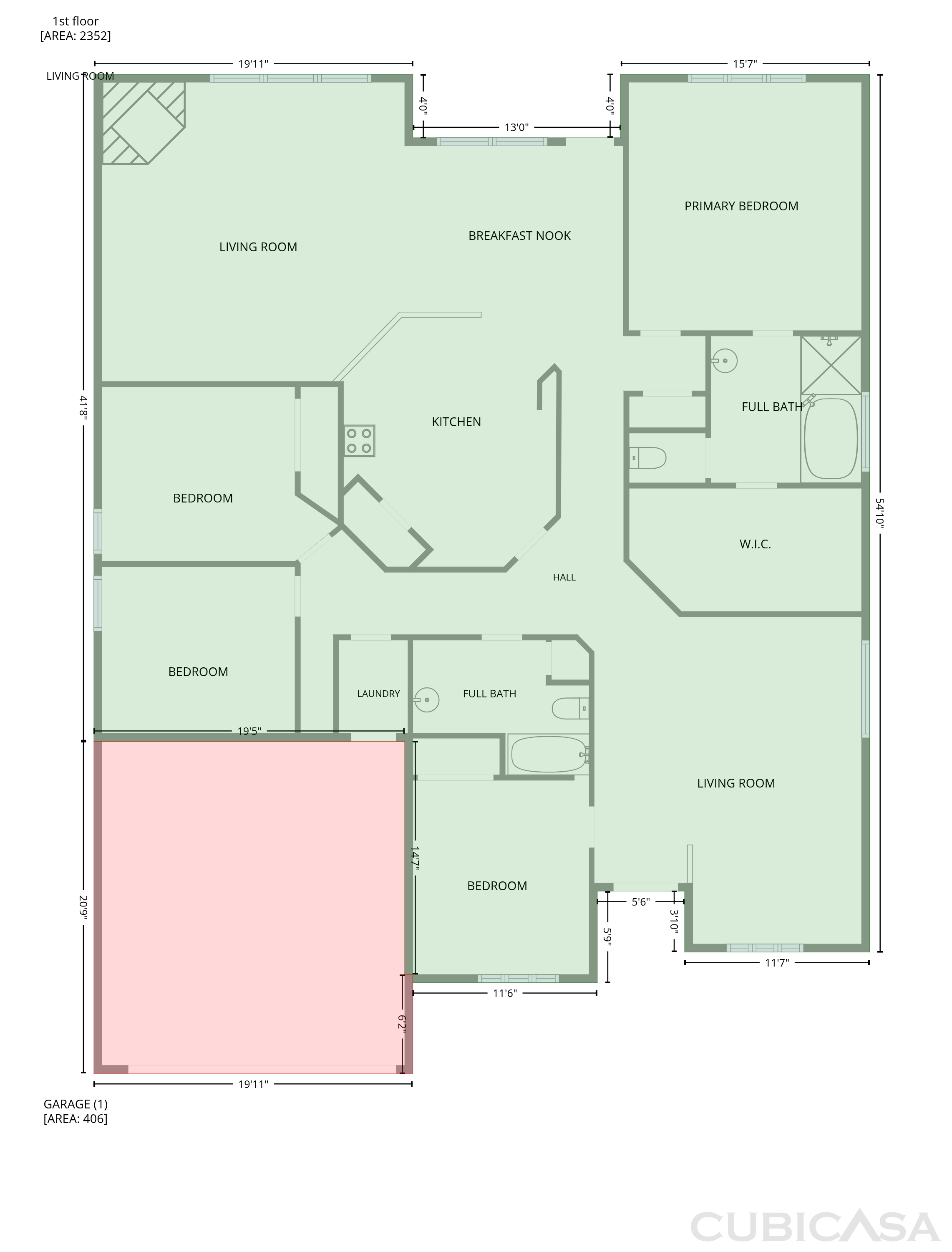 Main Floor of 8526 Vista Grande Dr, Dallas, TX