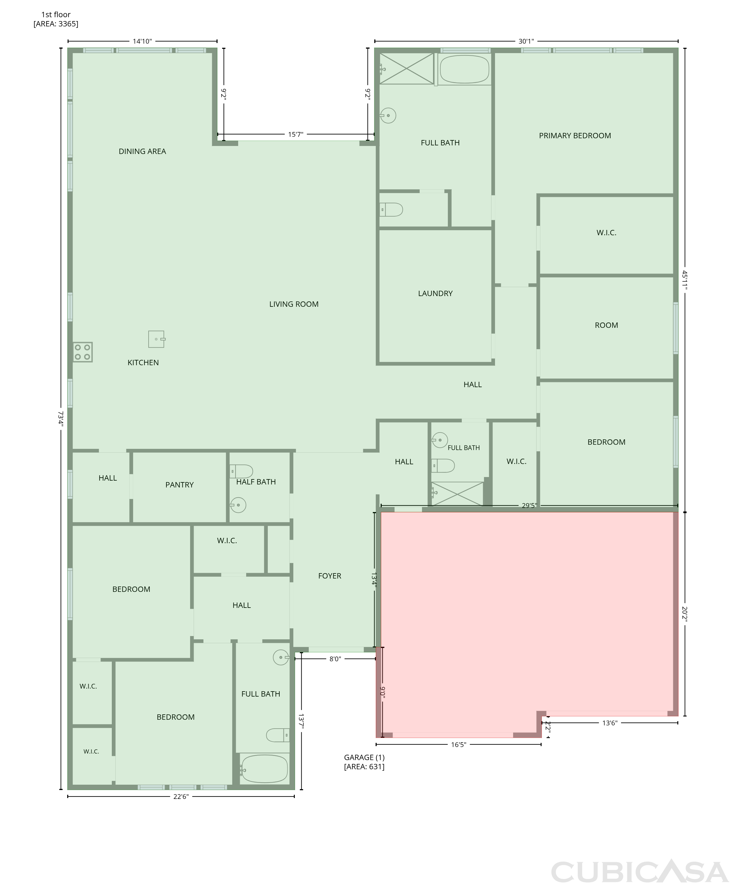 Main Floor of 2287 N Marion Ave, Clovis, CA