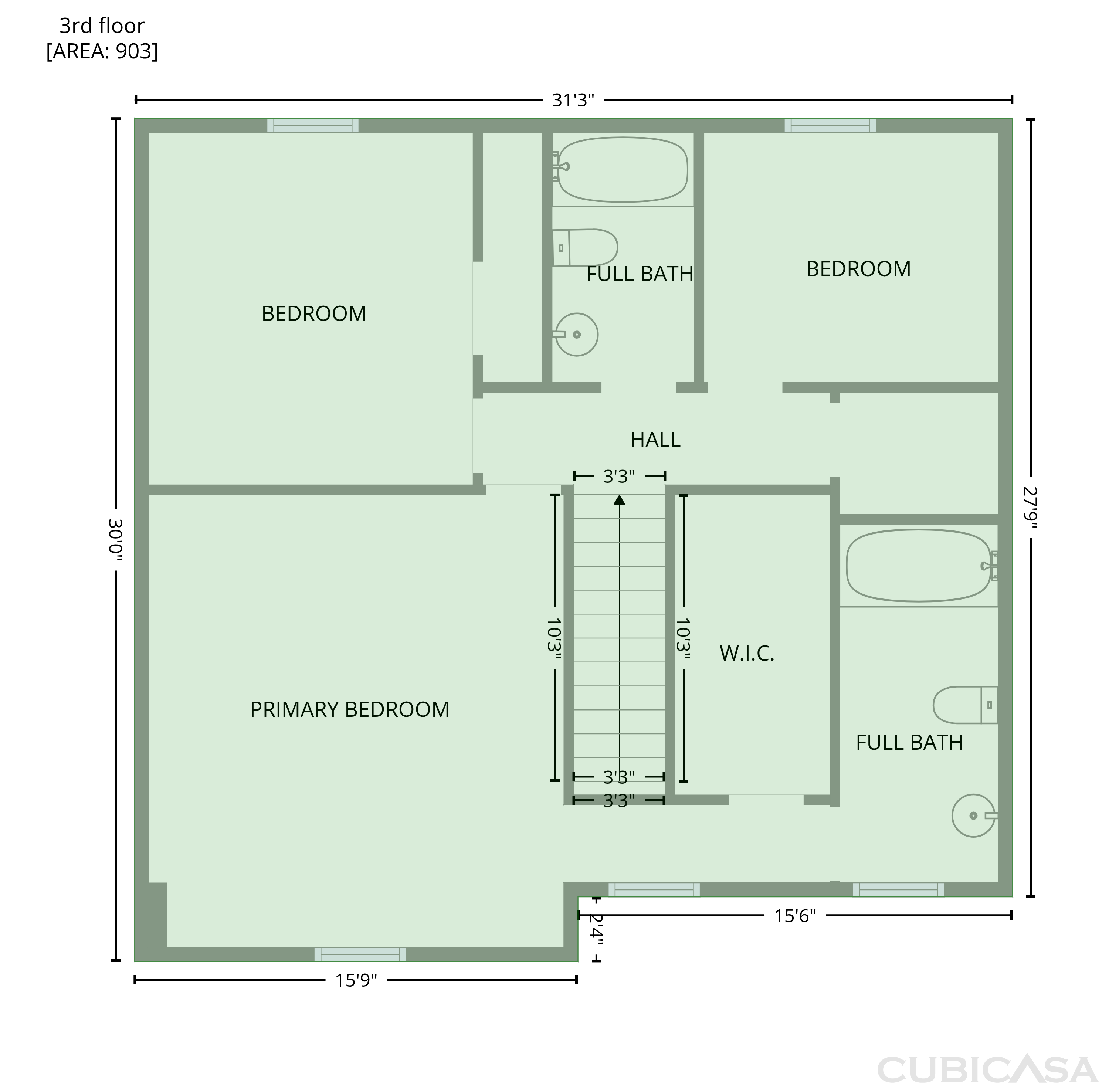 Third Floor of 814 Clearview Dr, Long Pond, PA