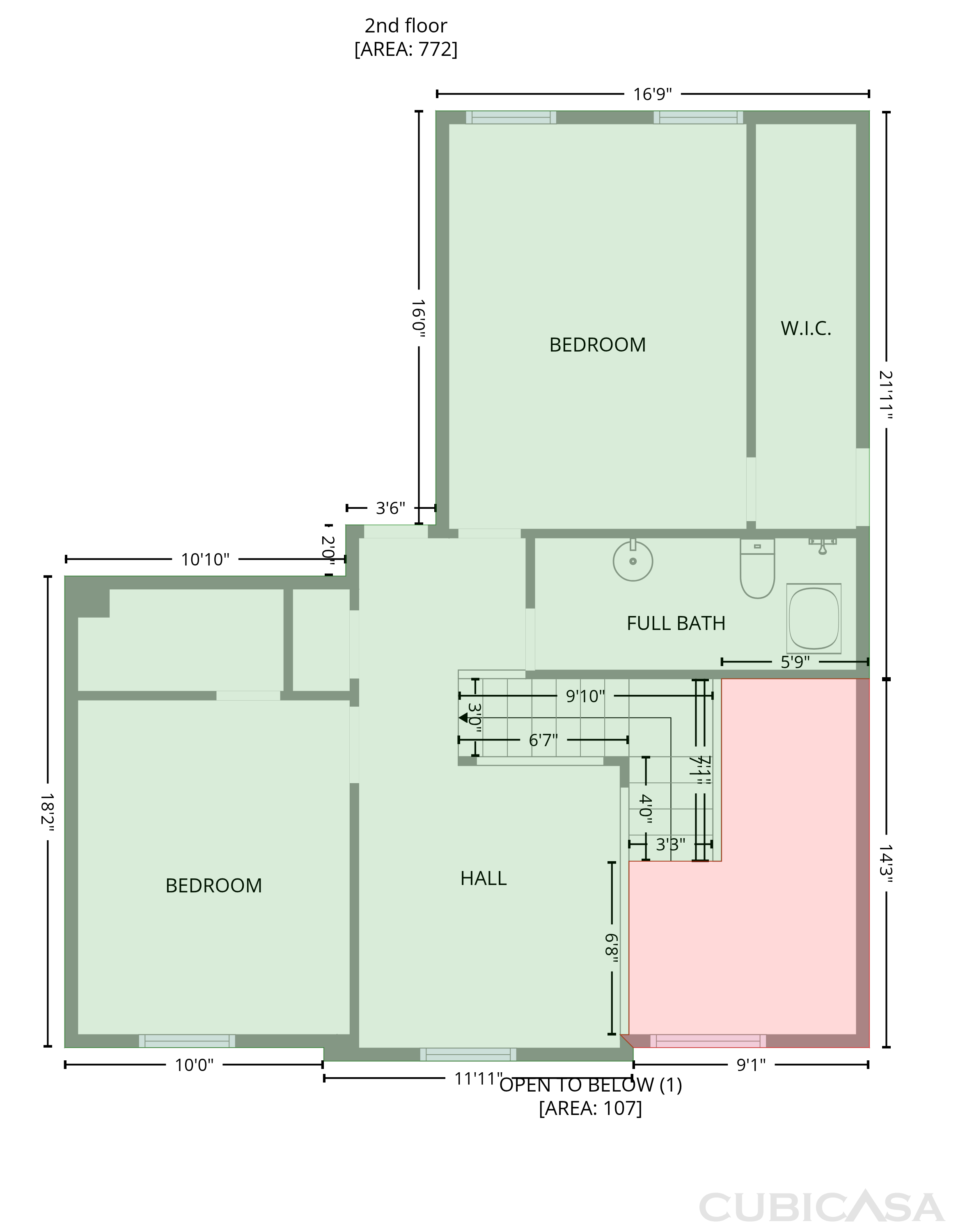 Second Floor of 8635 Amsbury Way, Cumming, GA
