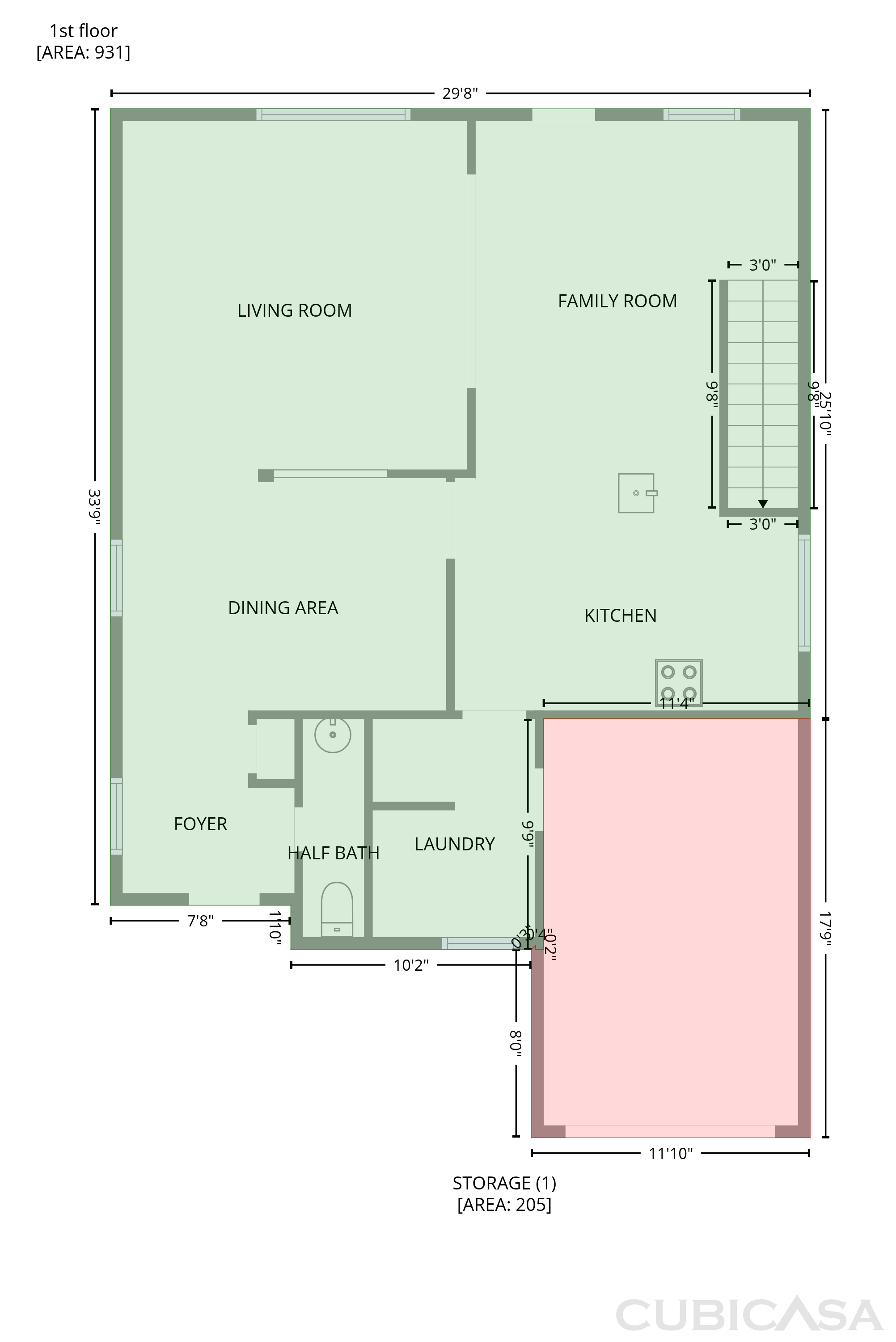 Main Floor of 644 Carybrook Ct, York, SC