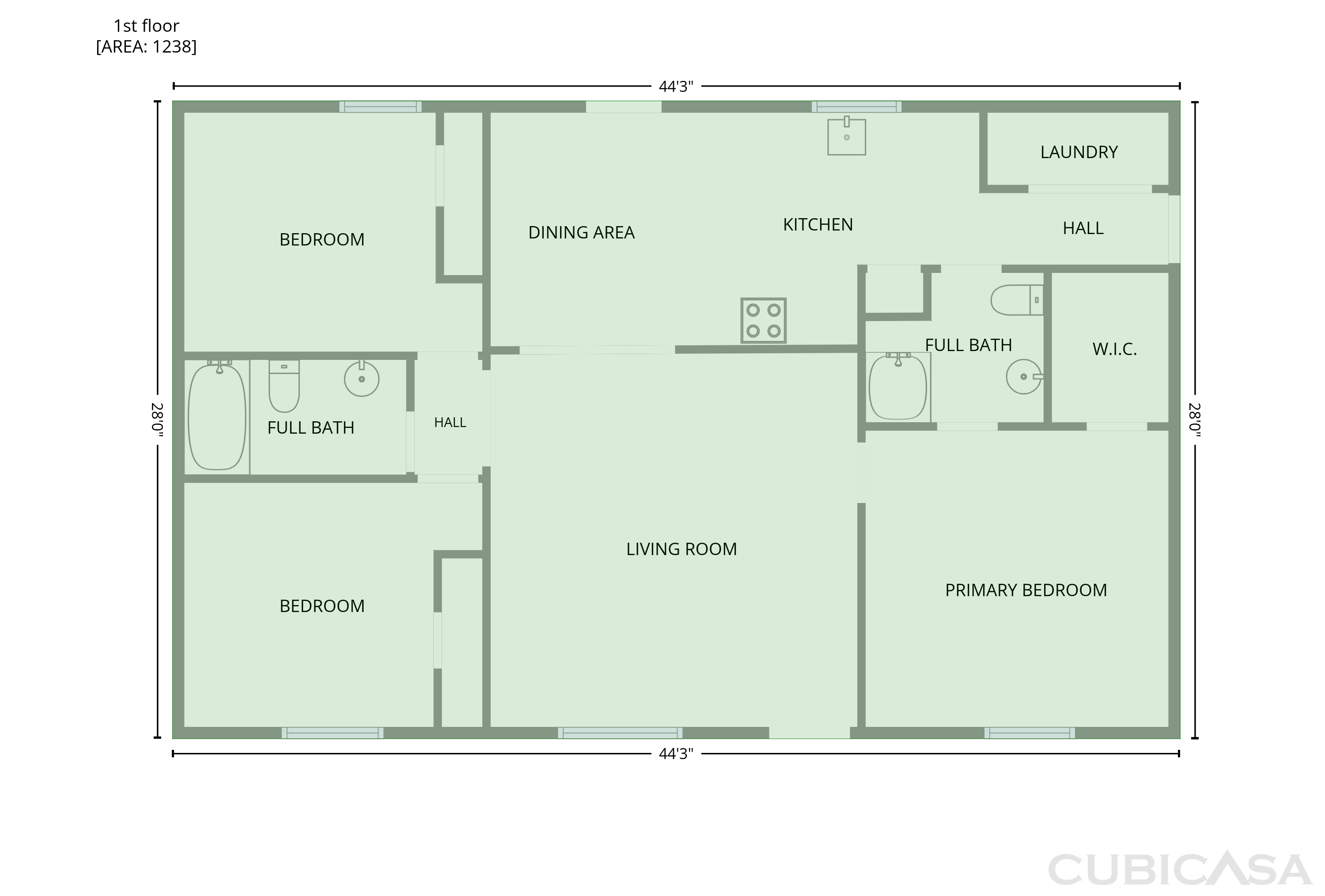 Main Floor of 2319 Forrest Fields Dr, Chapel Hill, TN
