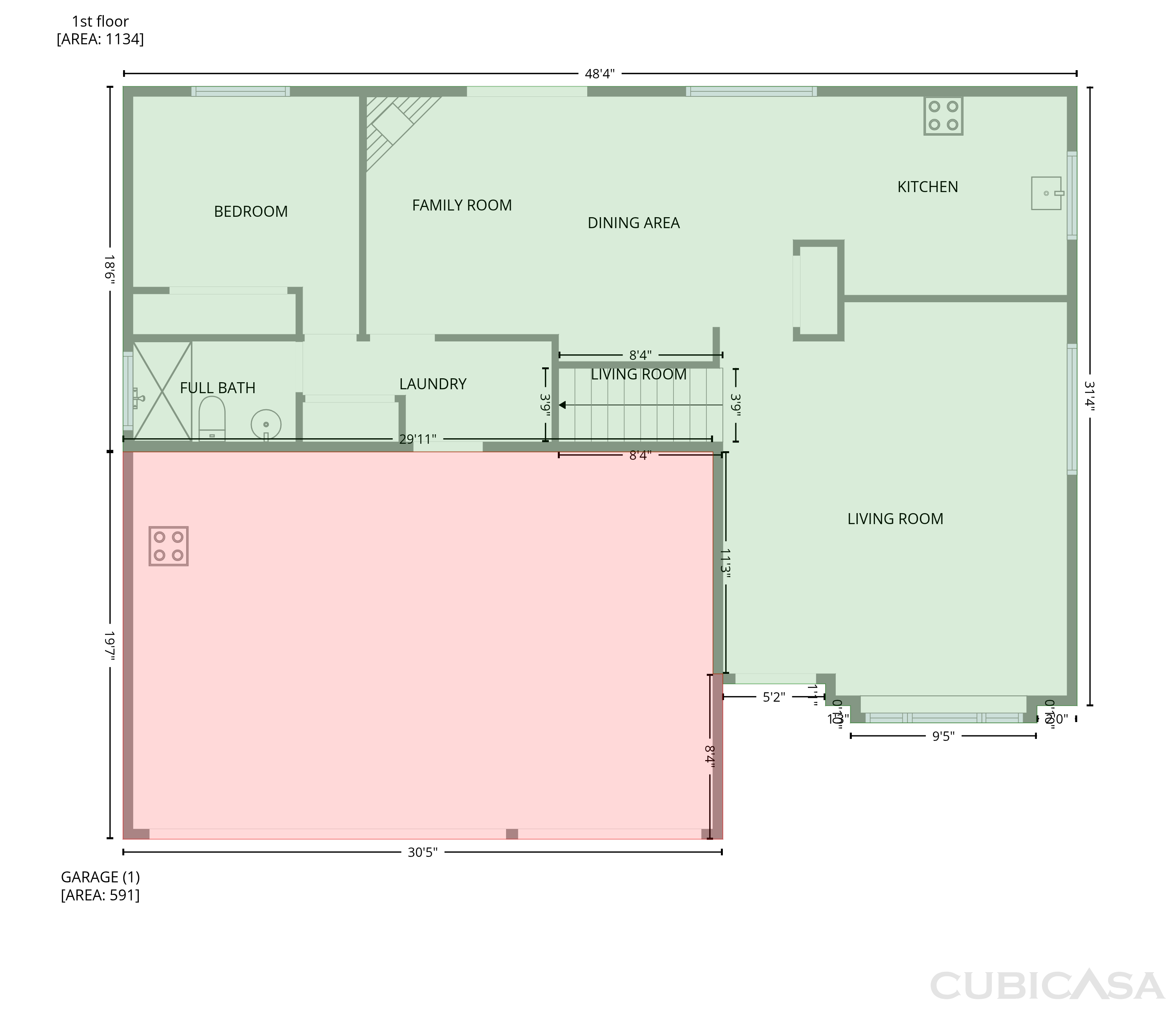 Main Floor of 922 W Craig St, Rialto, CA