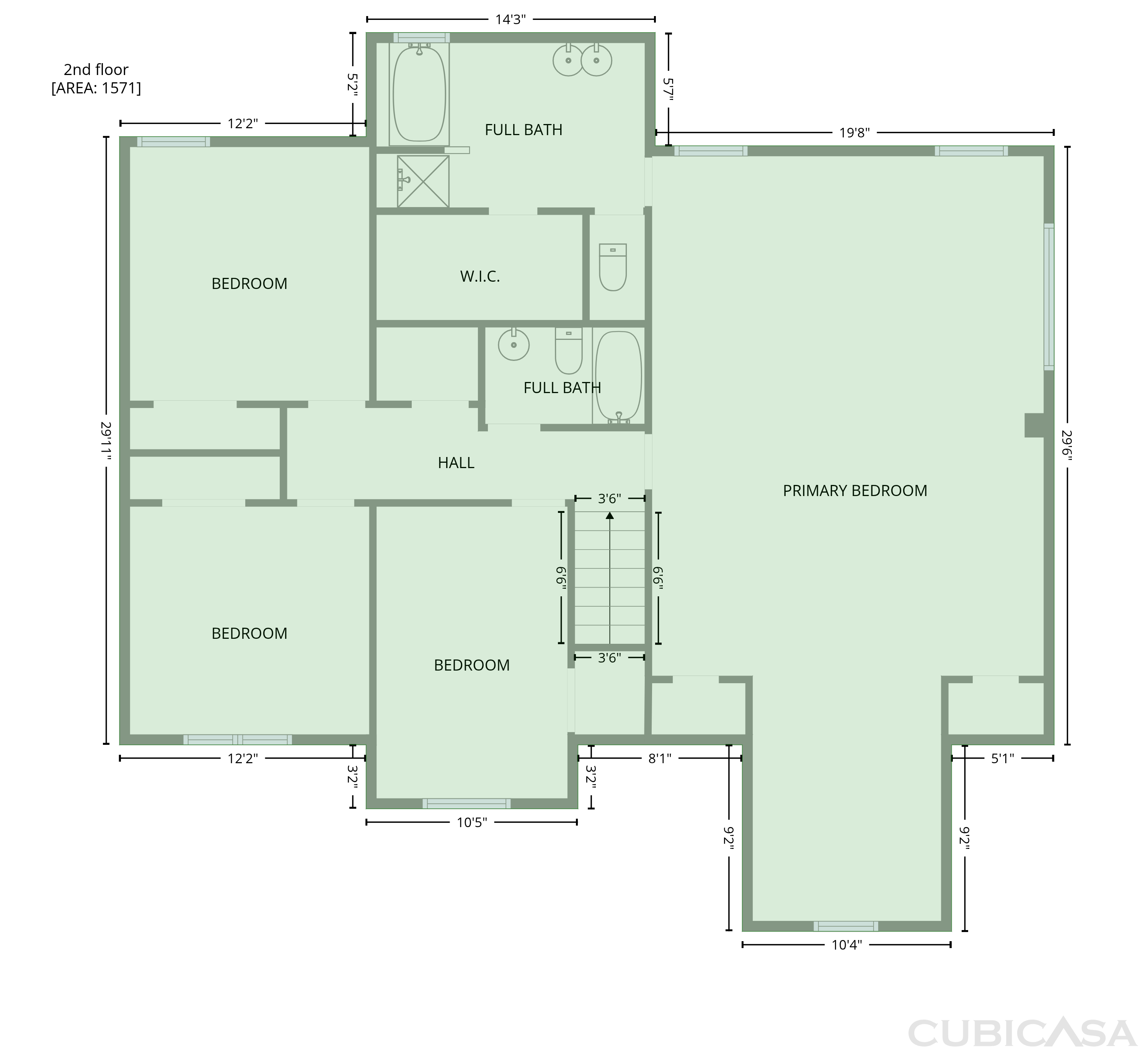 Second Floor of 1672 Bennett Dr, McDonough, GA