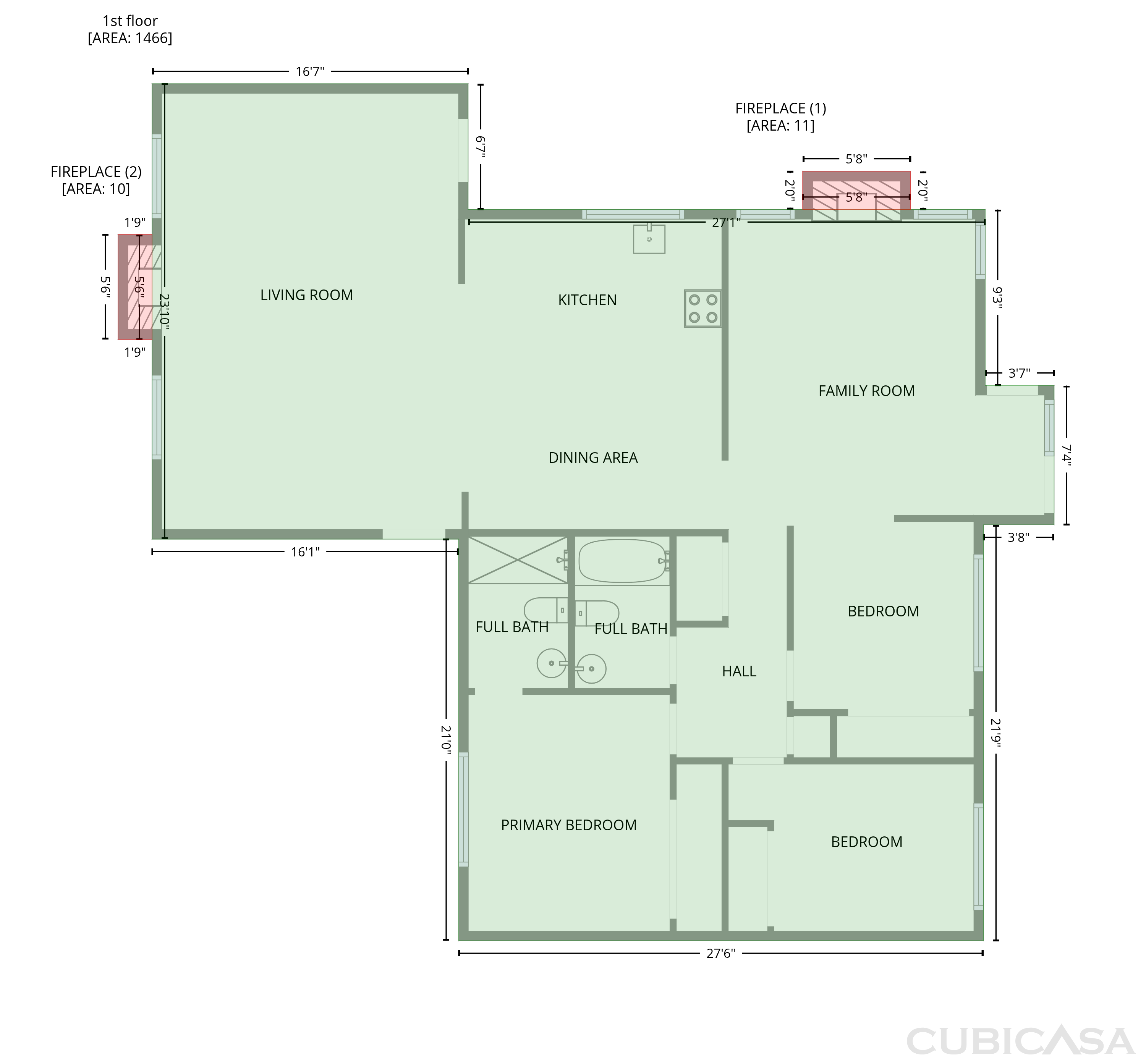Main Floor of 6909 Kittery Ave, Citrus Heights, CA
