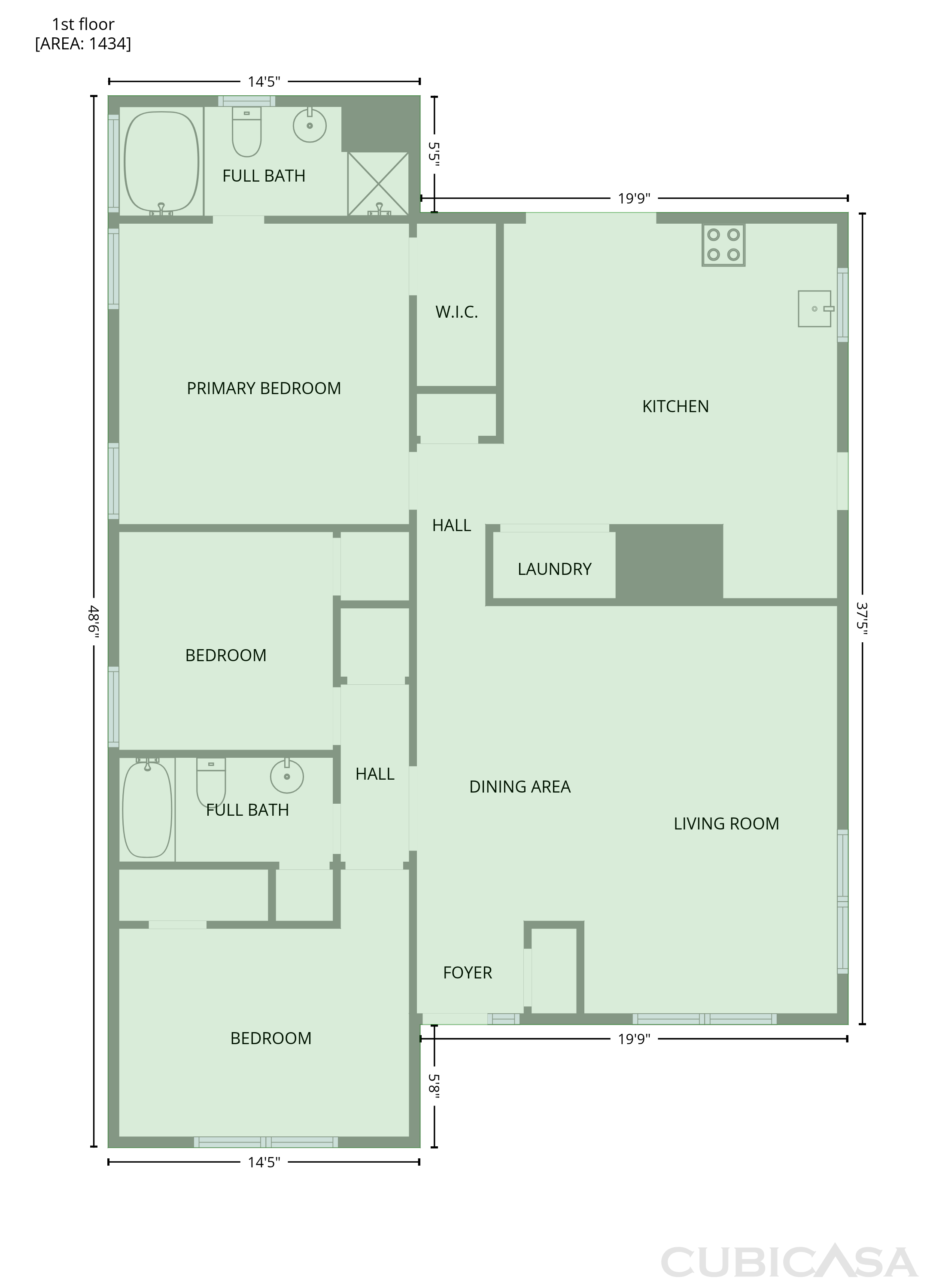 Main Floor of 2028 Larson Ln, Goose Creek, SC