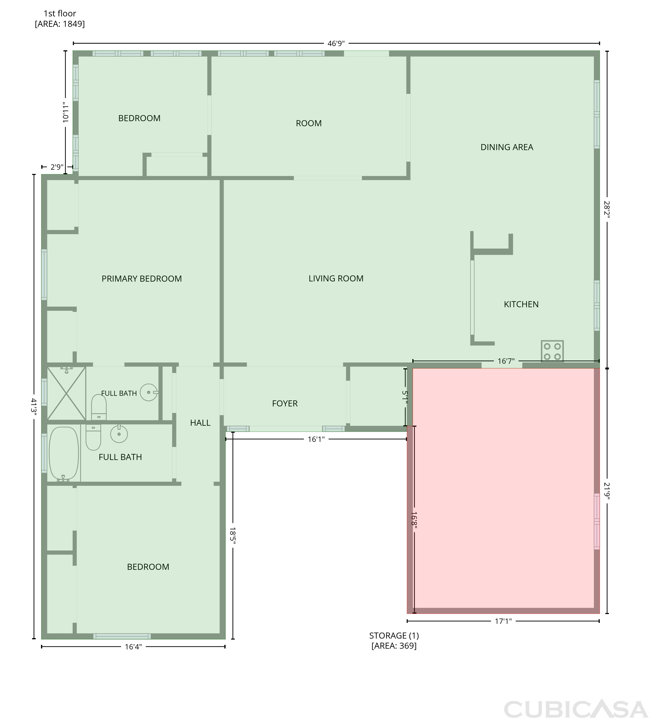 Main Floor of 8402 Moulton Dr, Port Richey, FL