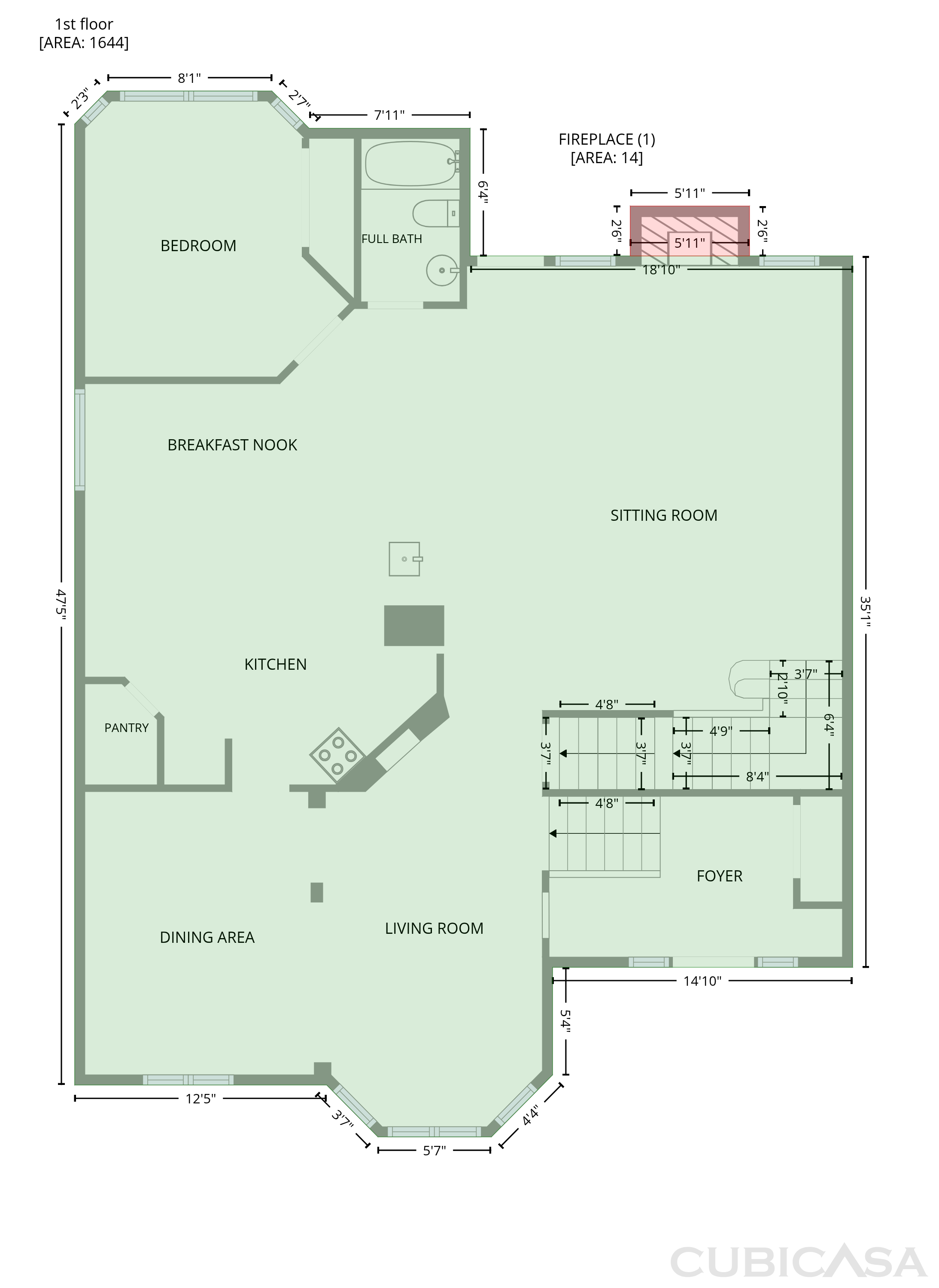 Second Floor of 3725 Wescott Way, Sandy Springs, GA