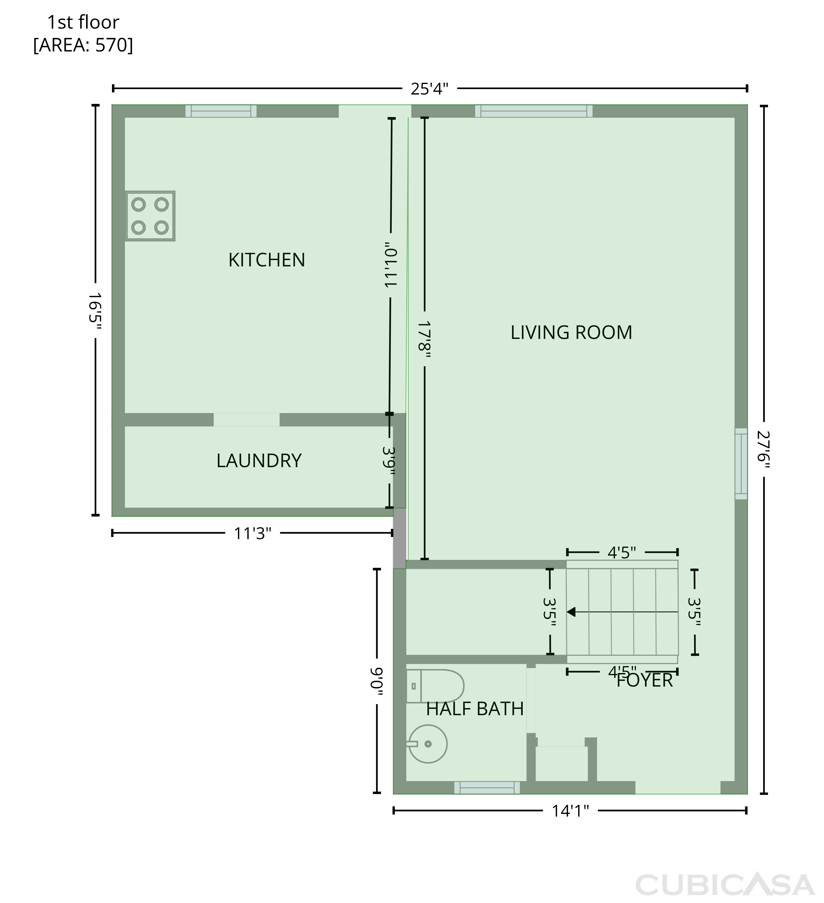 Main Floor of 4716 Queen Pierrette St, Raleigh, NC